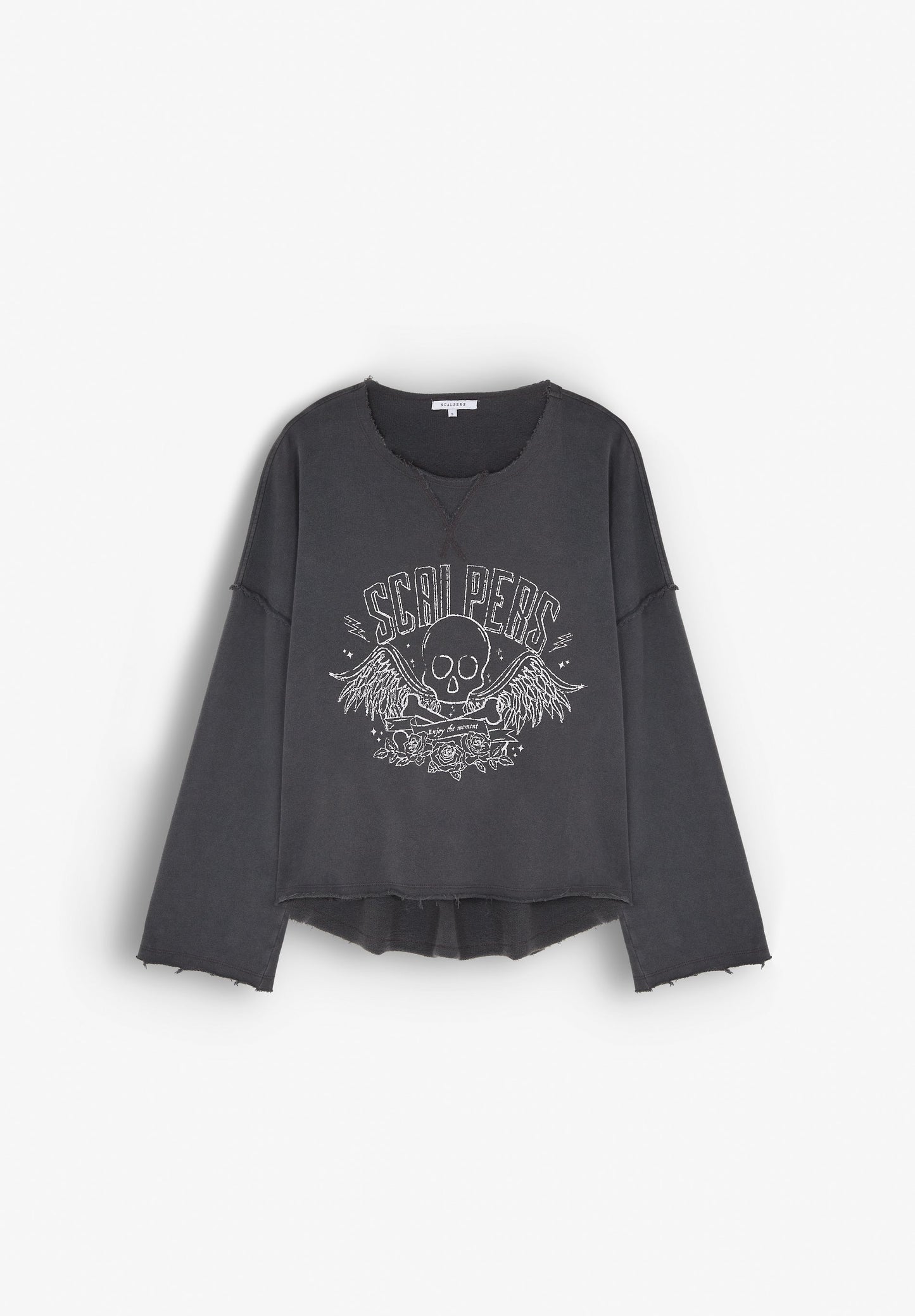 SUDADERA RIBETES DESHILACHADOS