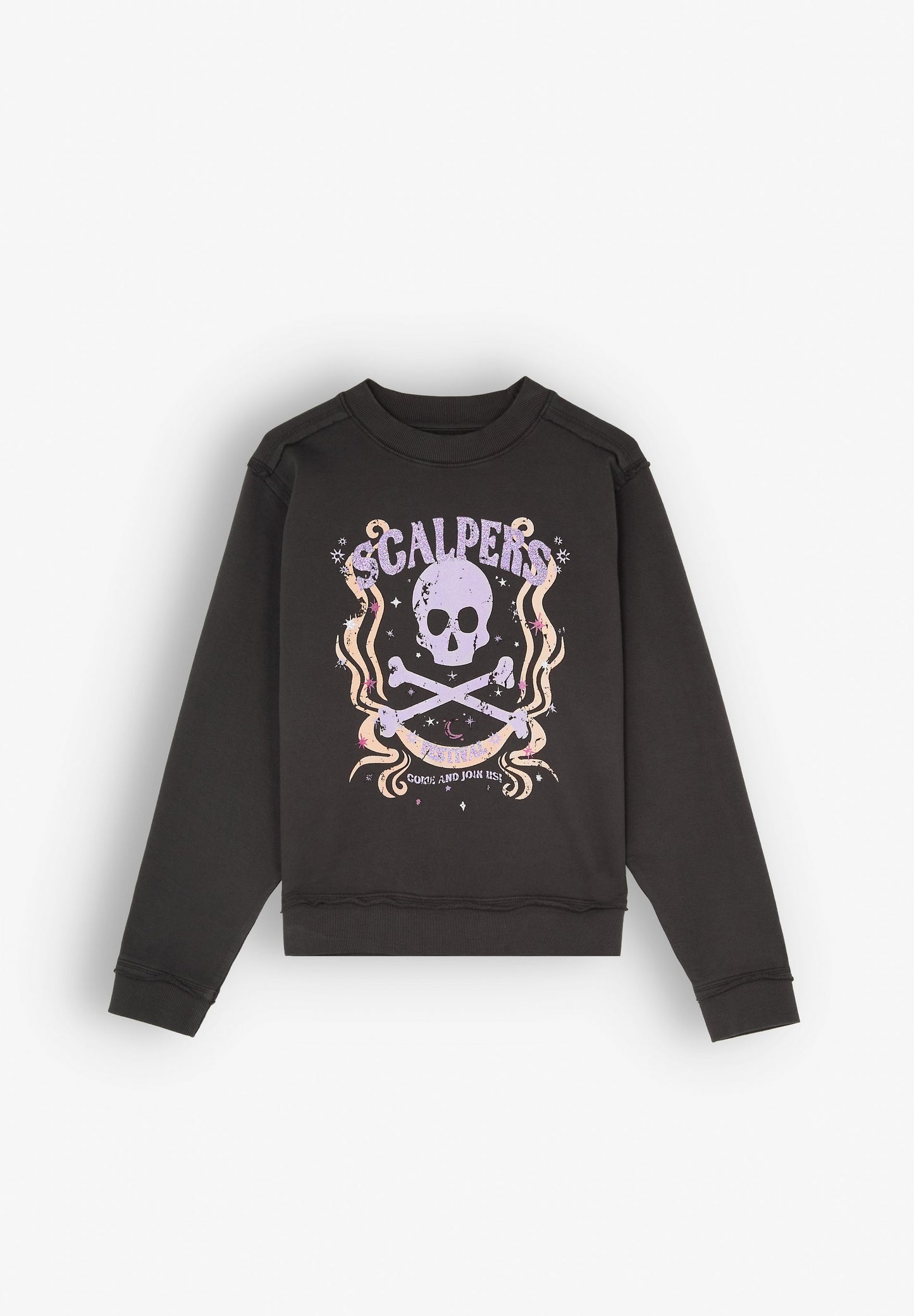 SUDADERA CALAVERA DETALLE GLITTER