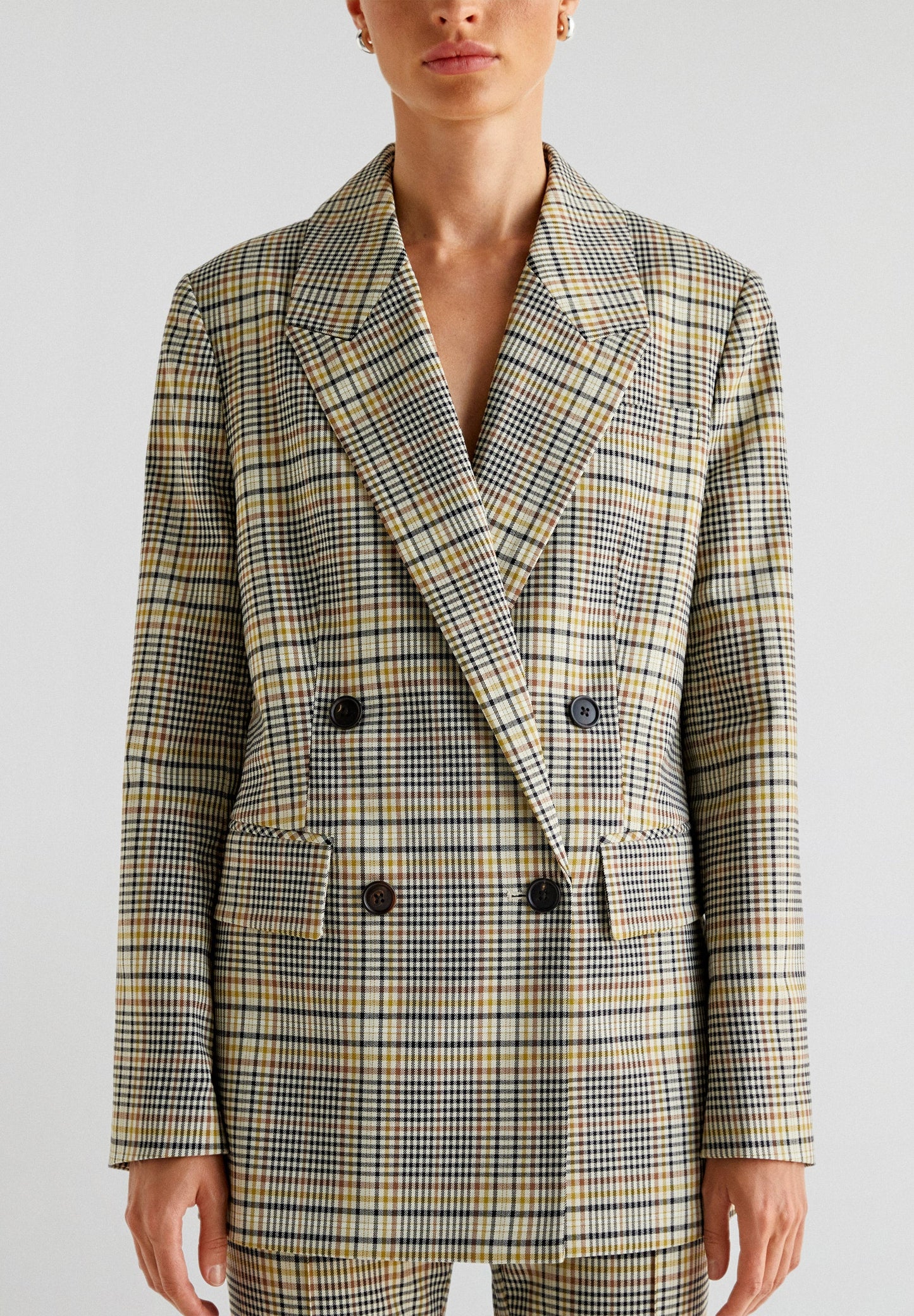 LIME CHECK BLAZER