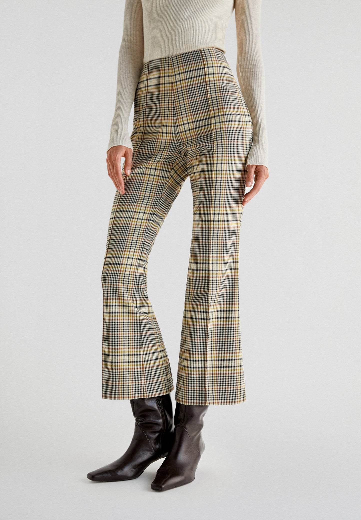 LIME CHECK PANT