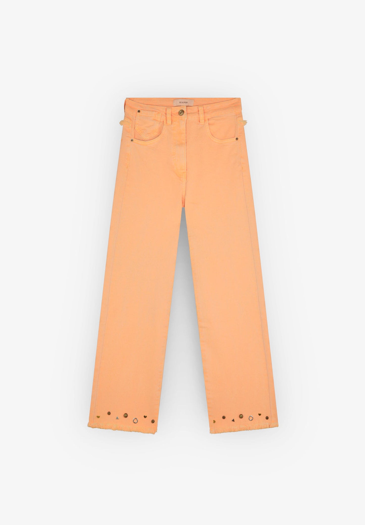 STUDS COLOR DENIM PANT