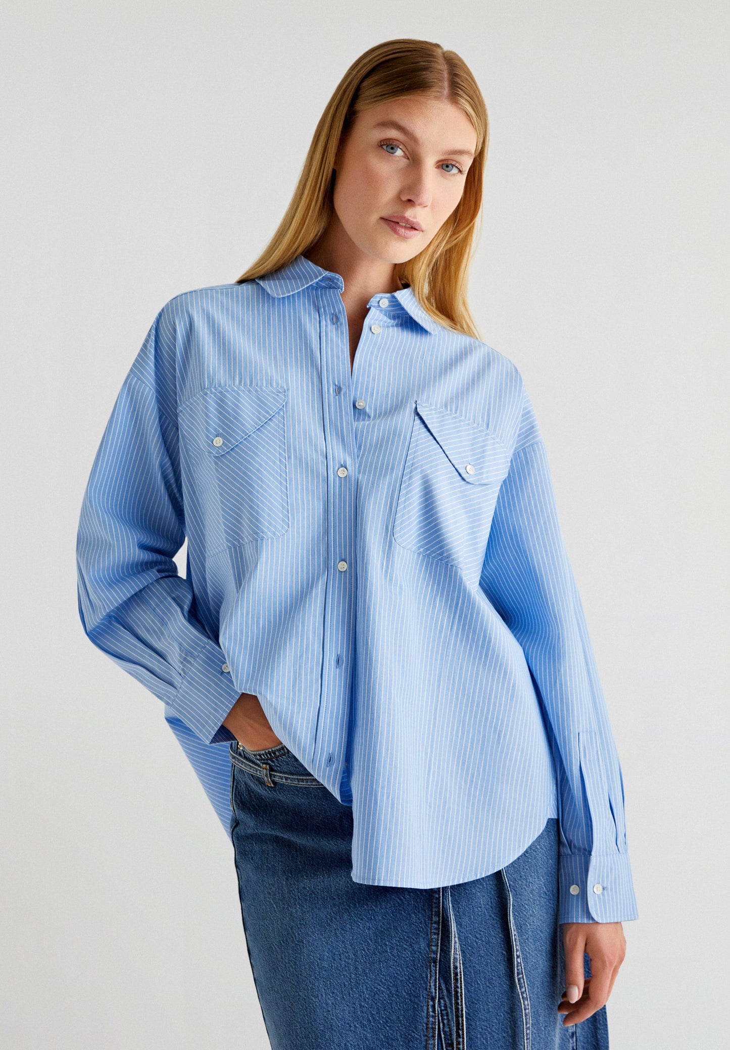 STRIPES POCKET SHIRT