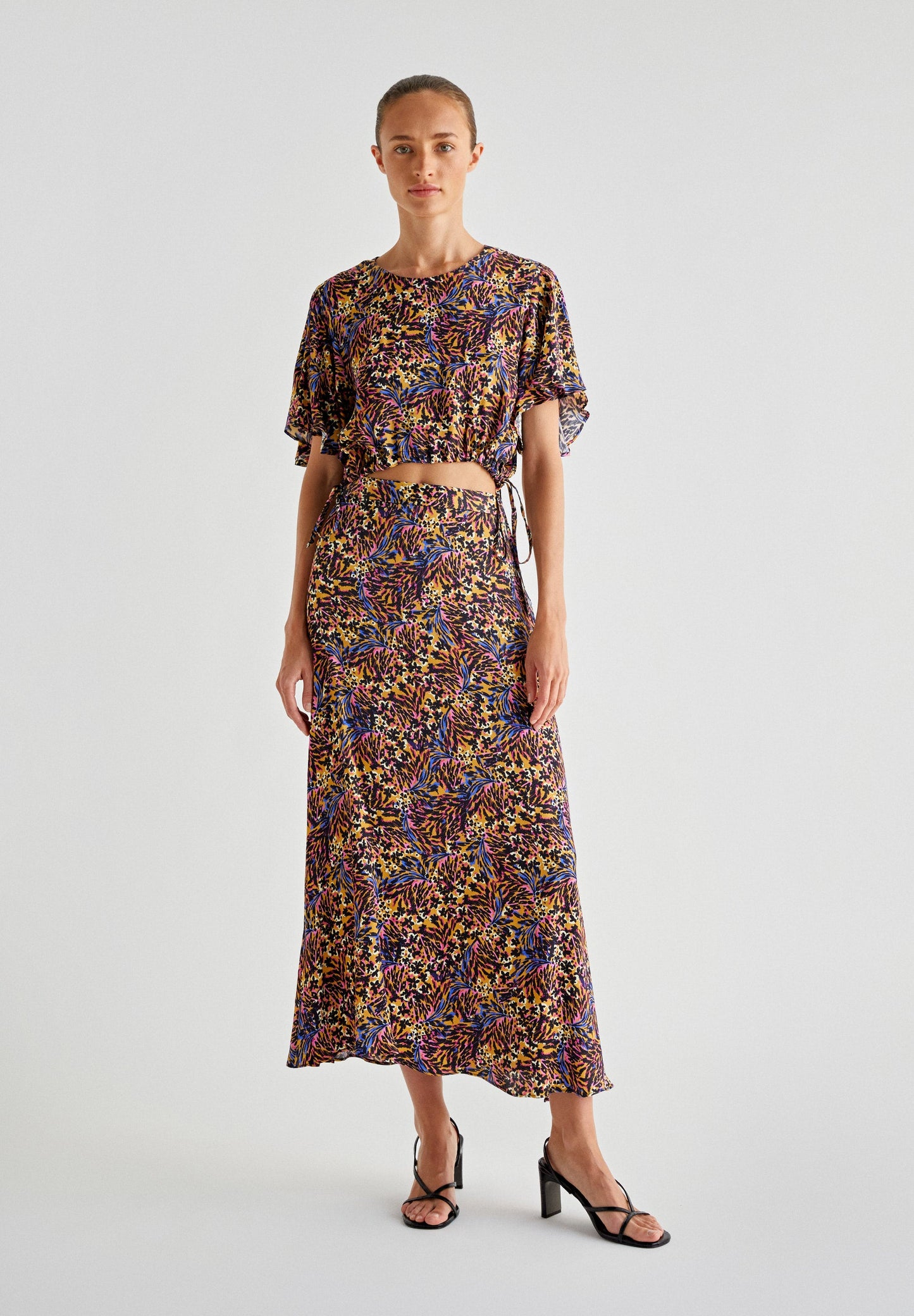 FALDA MIDI PRINT