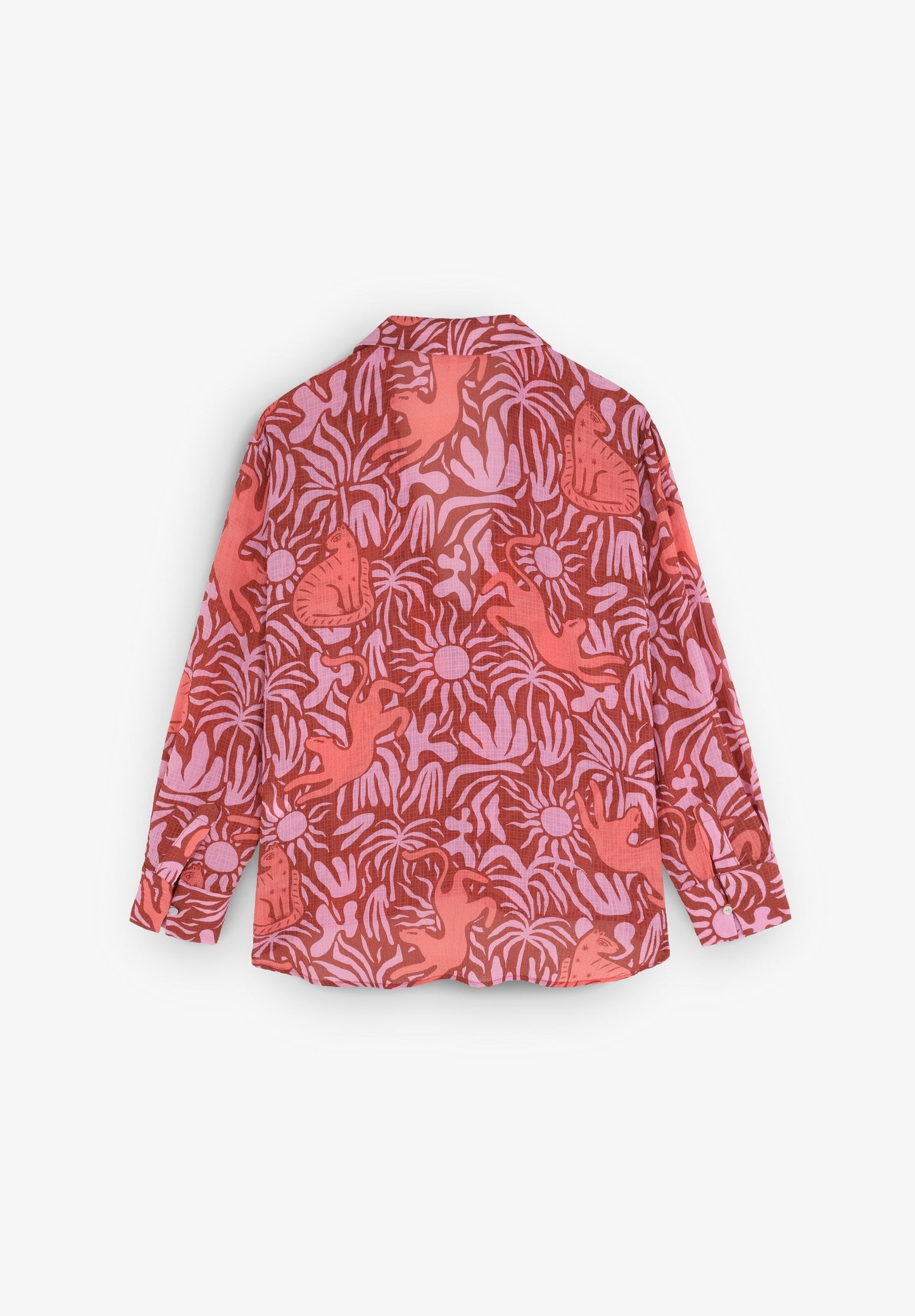 CAMISA PRINT CIERRE LAZADA