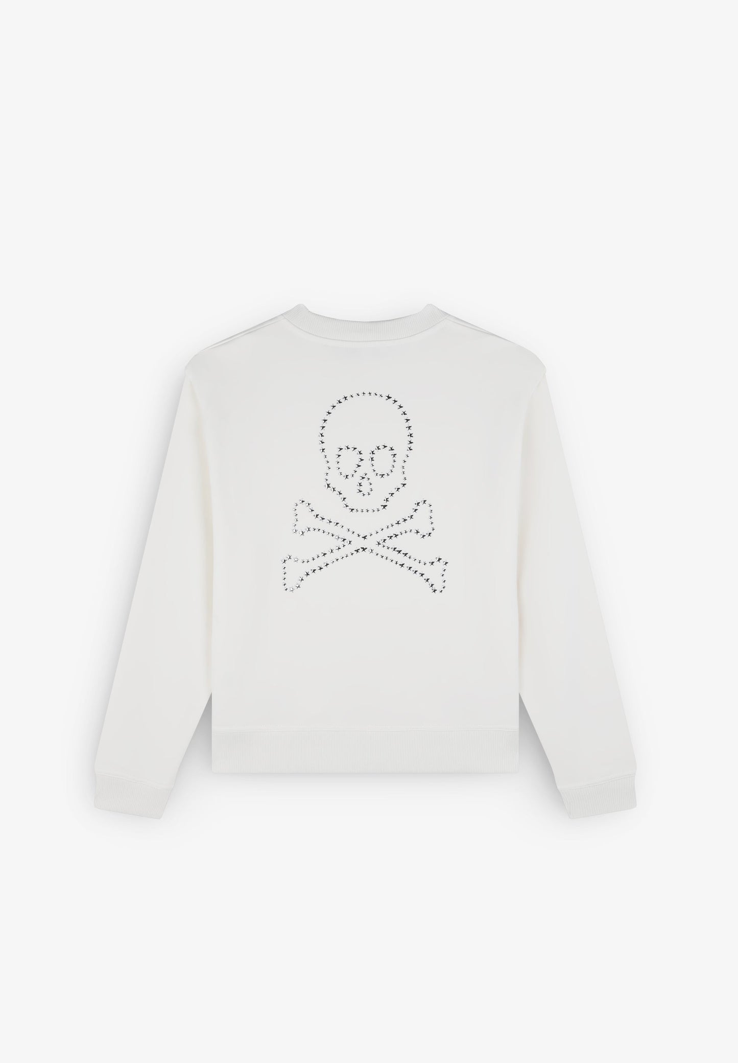 SUDADERA PLIEGUE HOMBRO CALAVERA TRASERA