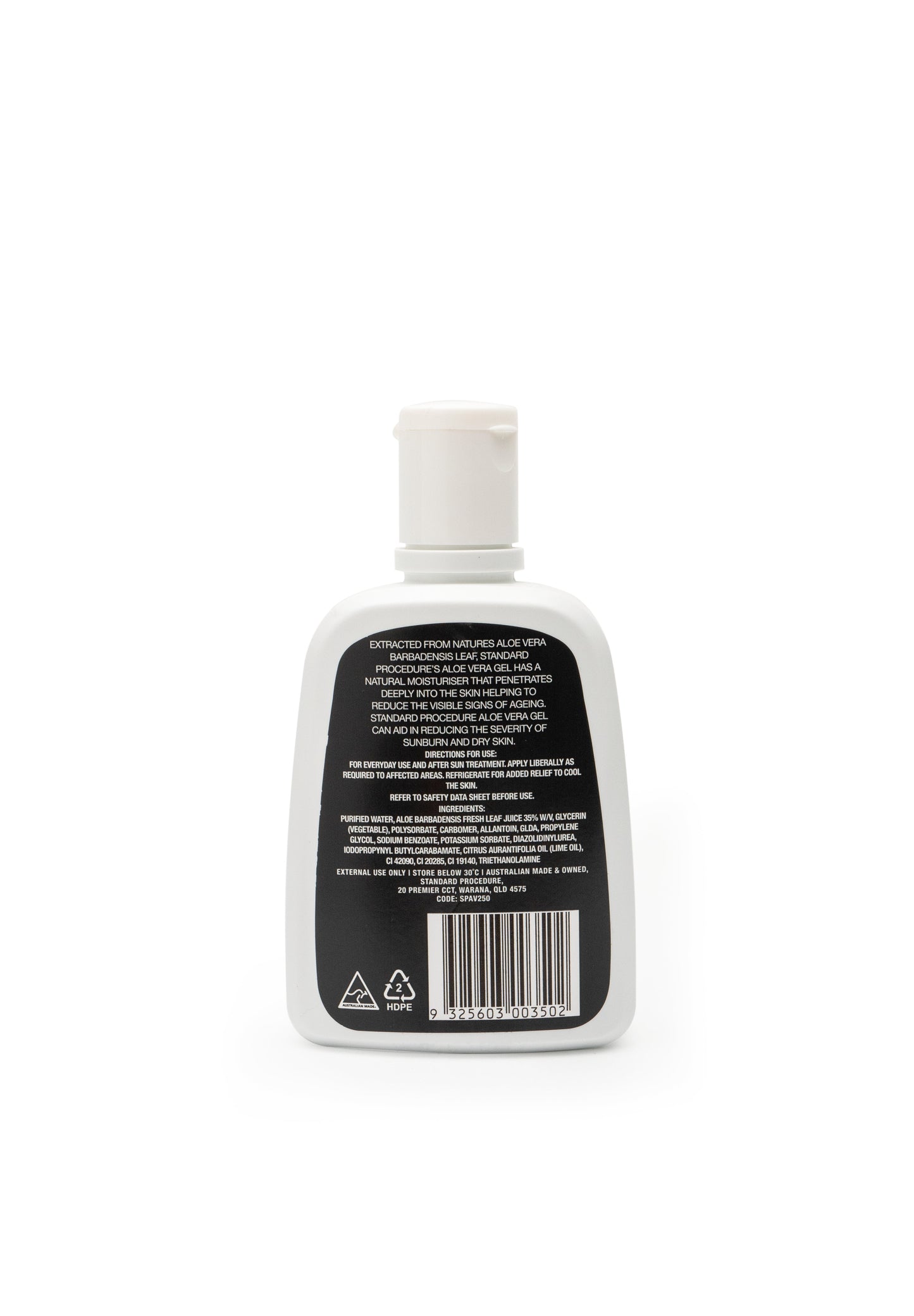 STANDARD PROCEDURE | GEL ALOE VERA 250ML