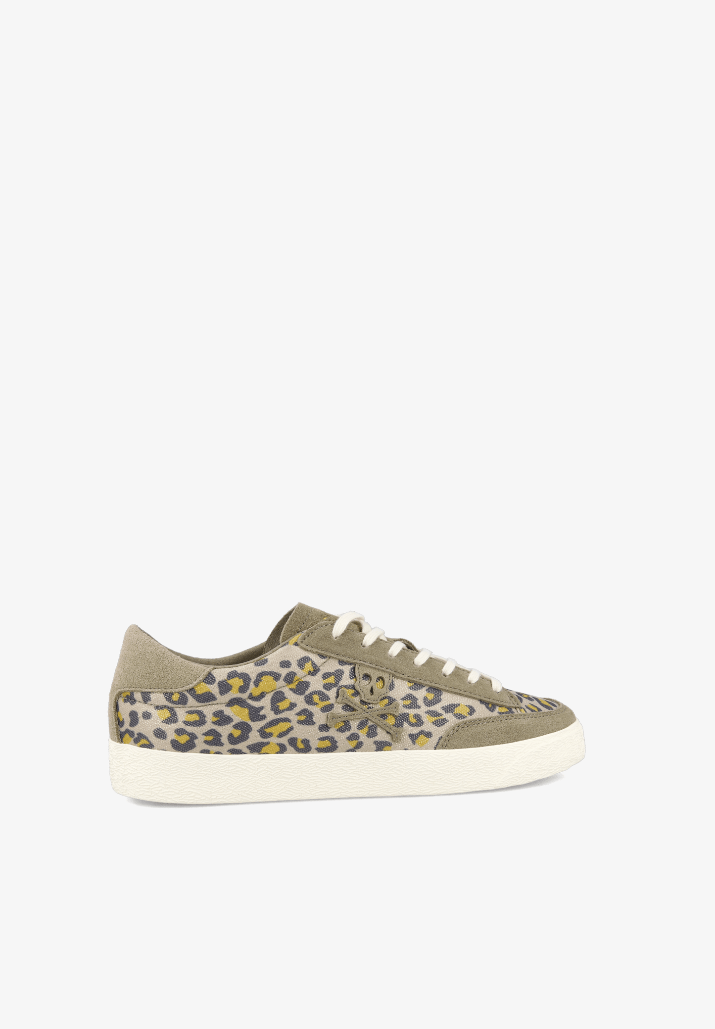 SNEAKERS BAJAS CALAVERA ANIMAL PRINT