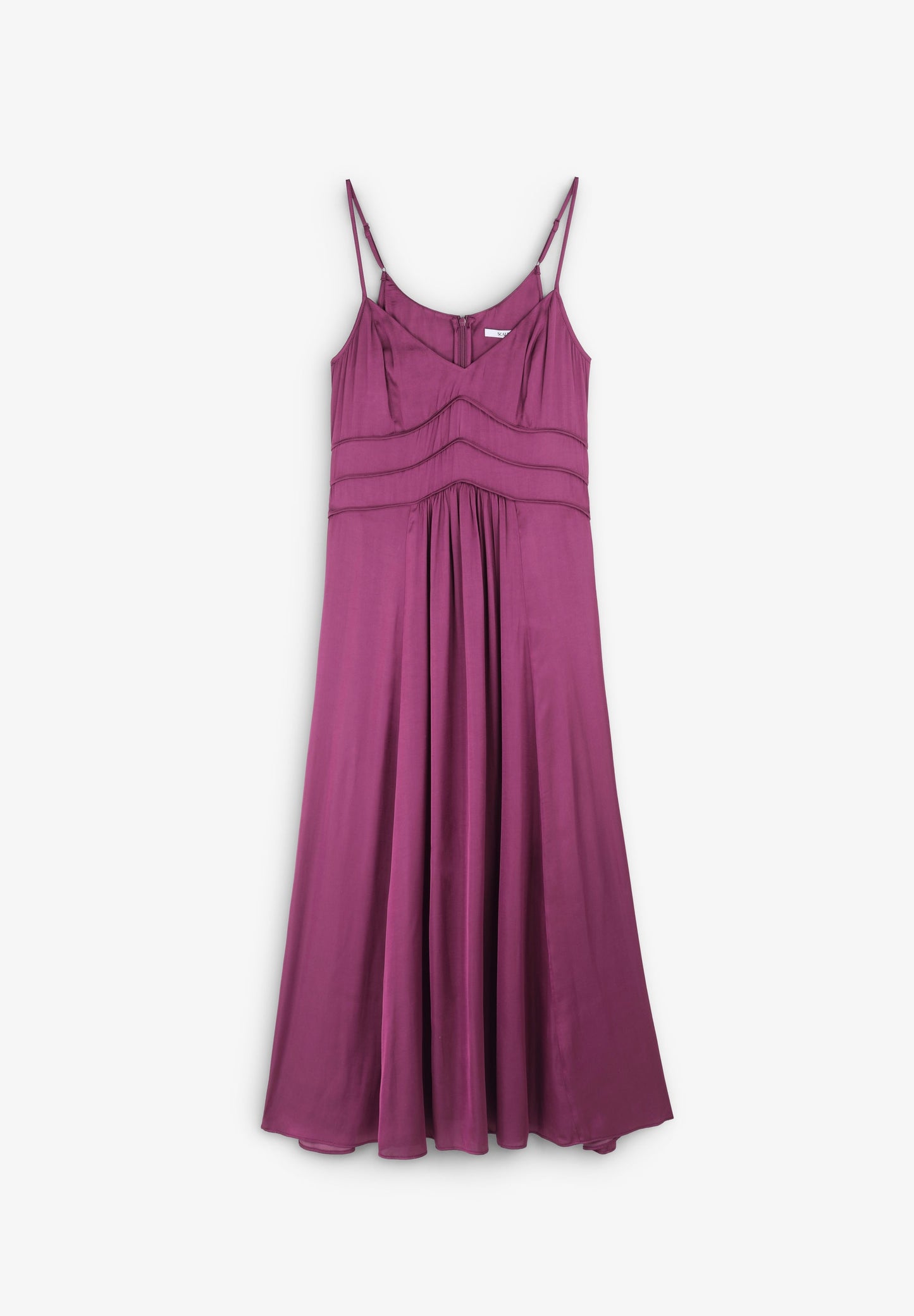 VESTIDO SLIP FRUNCES