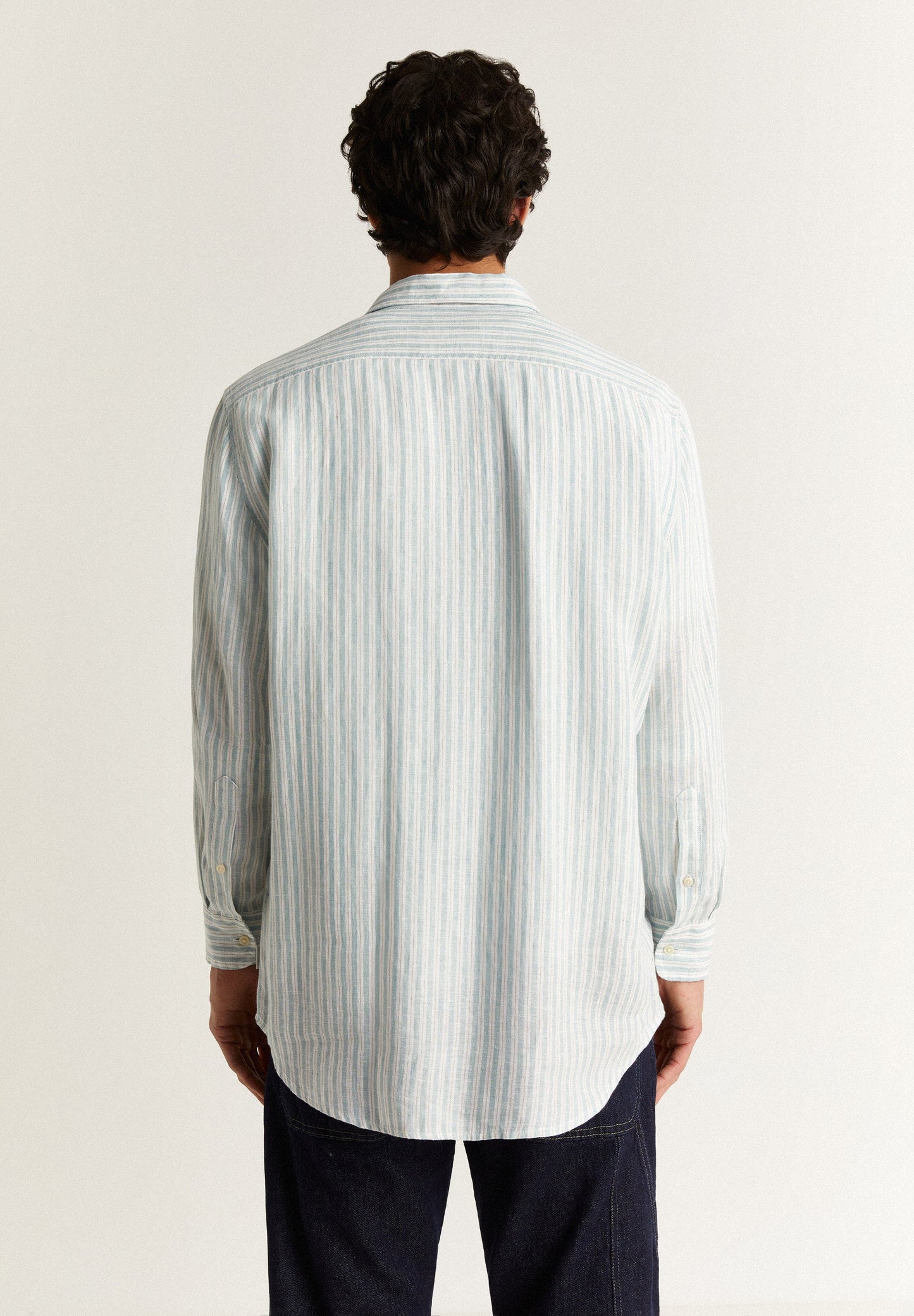 CAMISA PREMIUM LINO RAYAS SLIM
