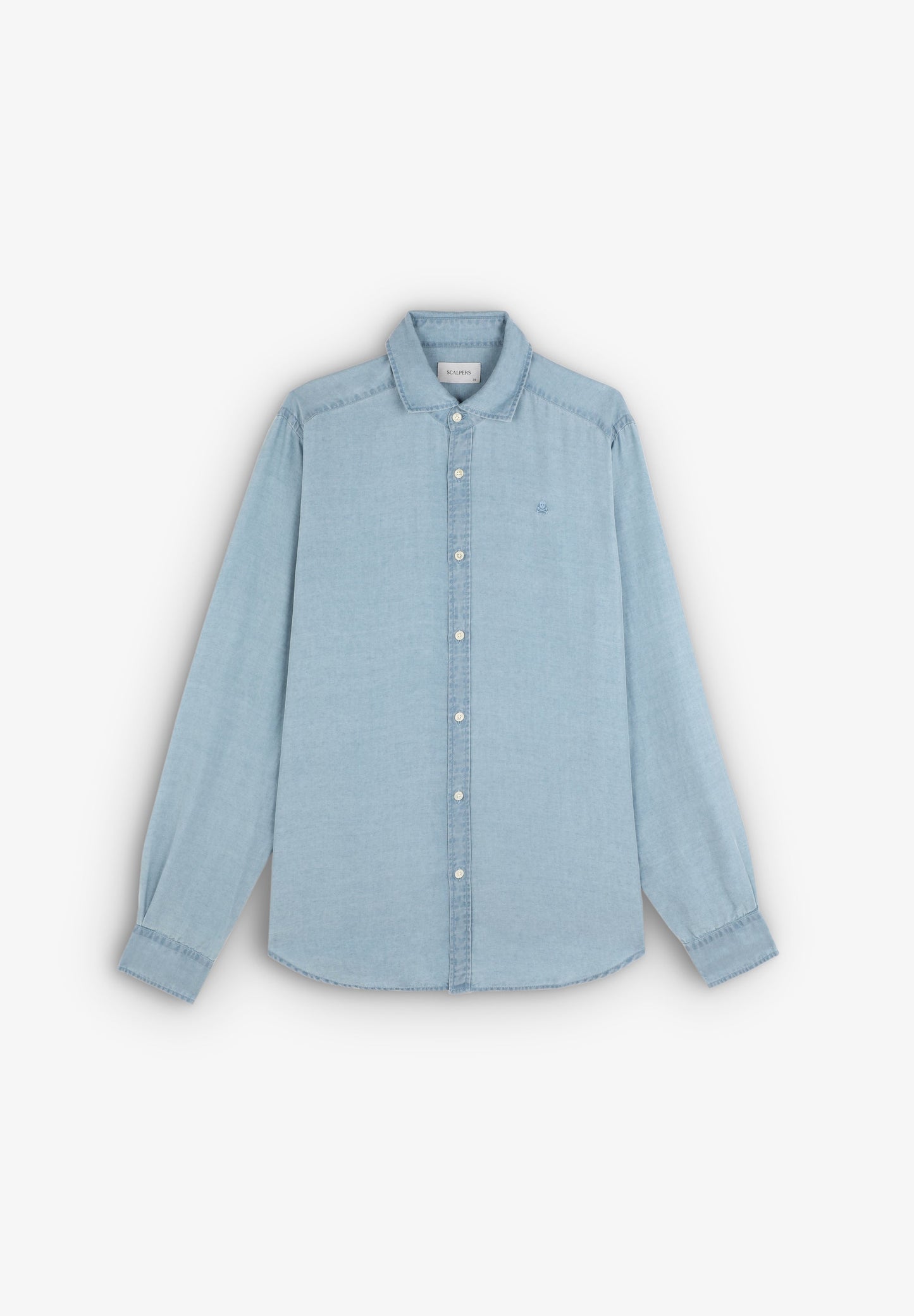 CAMISA DENIM CUELLO ITALIANO