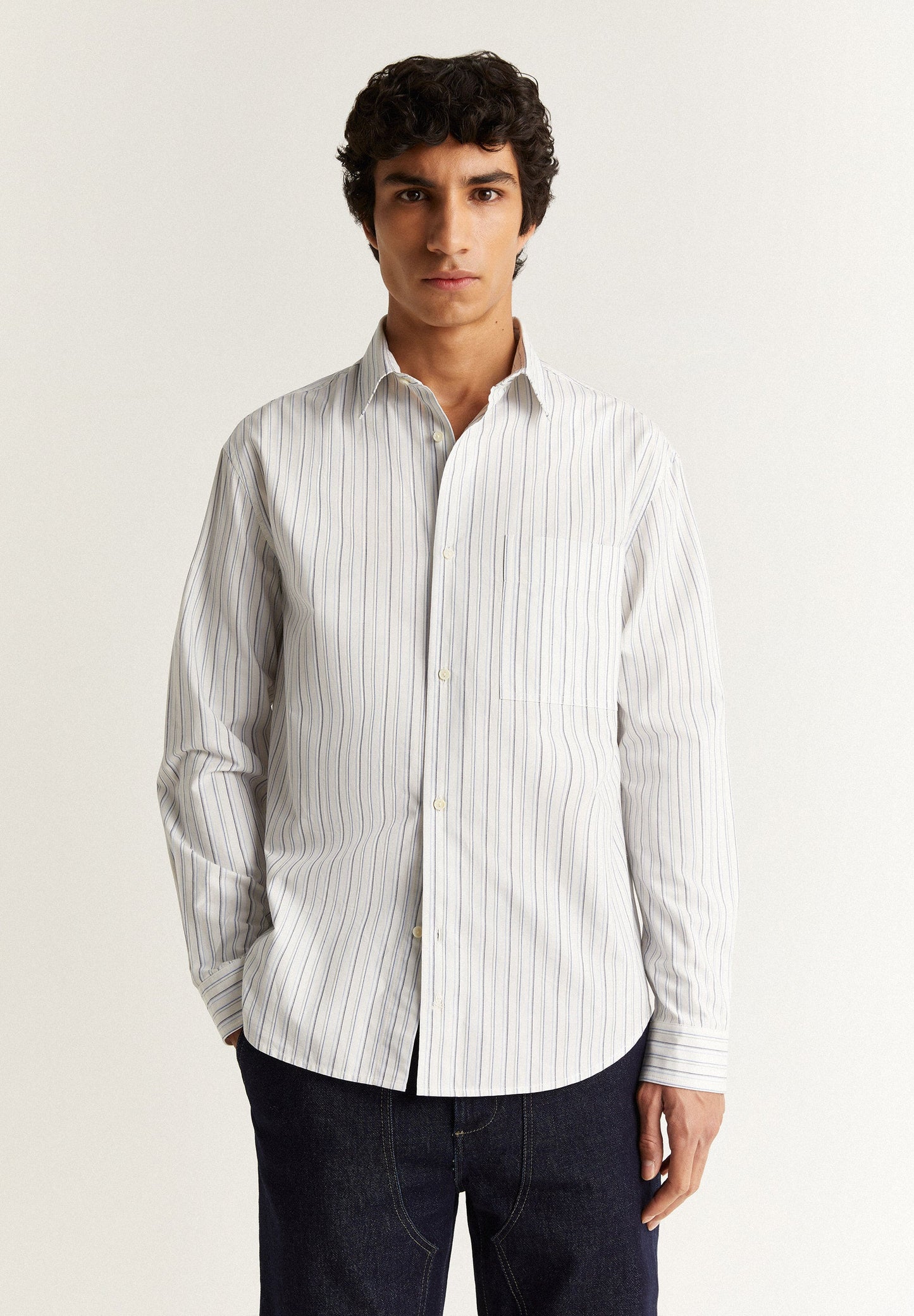 CAMISA RAYAS RELAXED