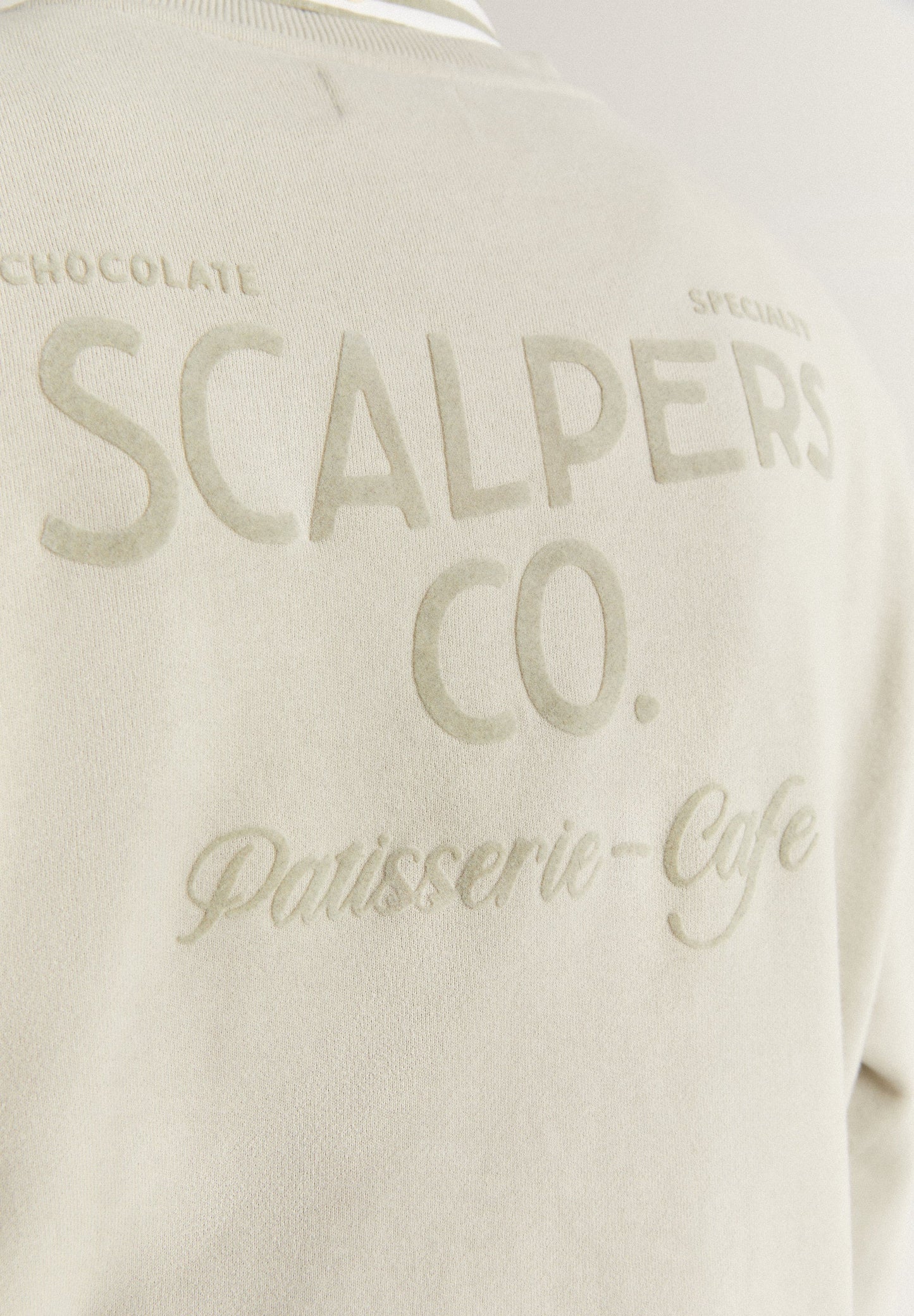 SUDADERA PRINT FLOCADO