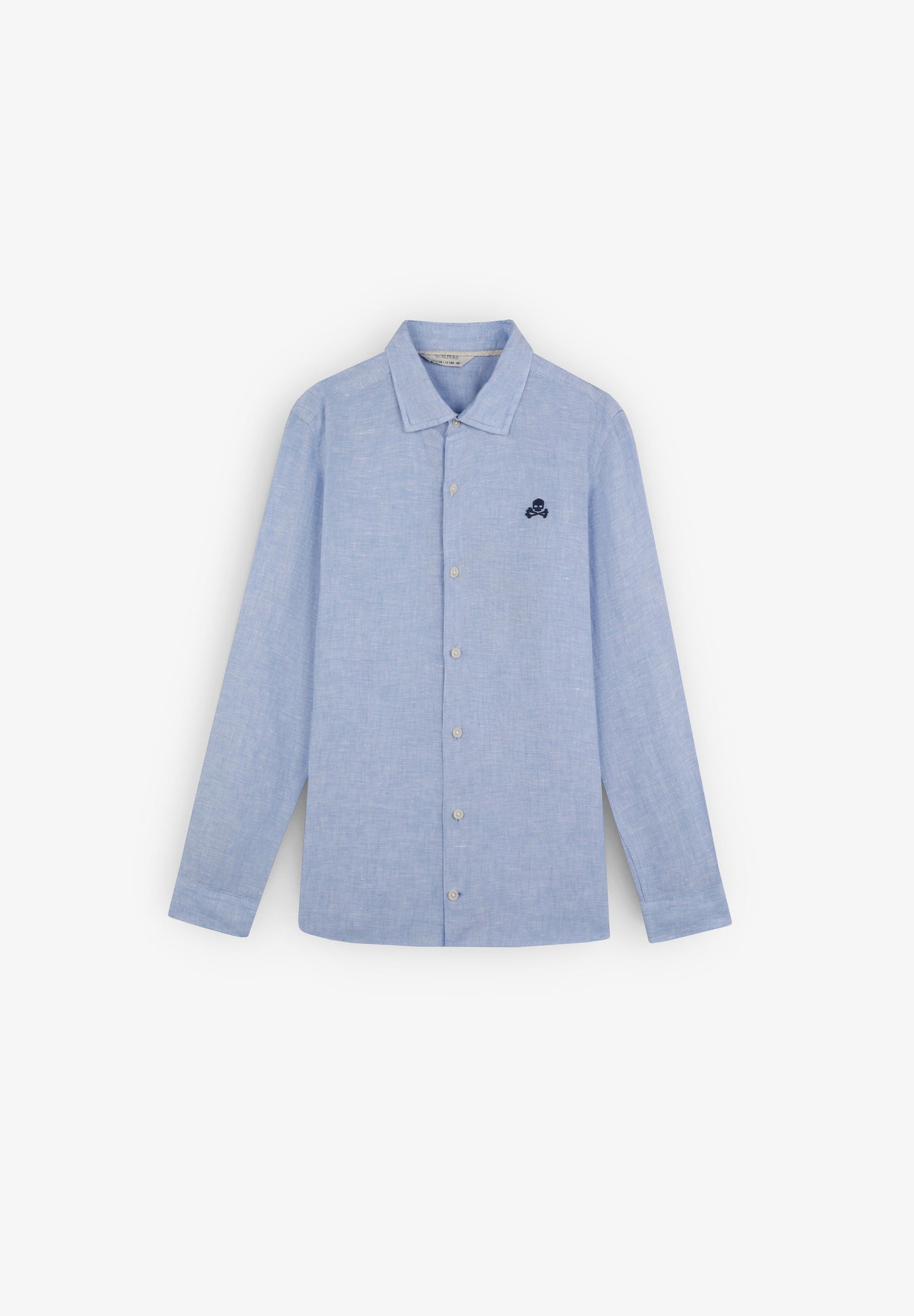 CAMISA LINO CUELLO CUTAWAY