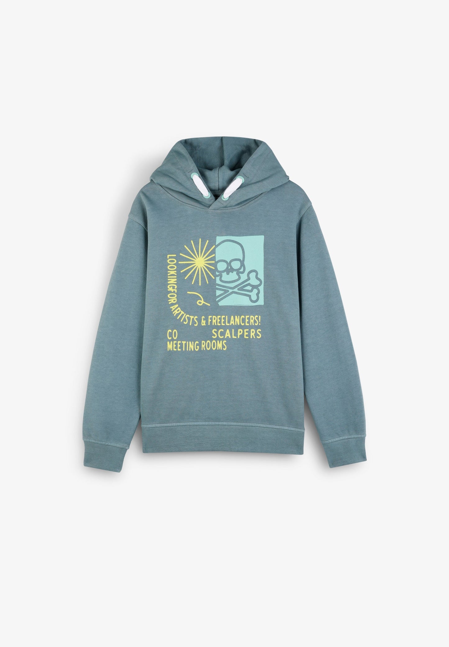 SUDADERA CAPUCHA PRINT DELANTERO