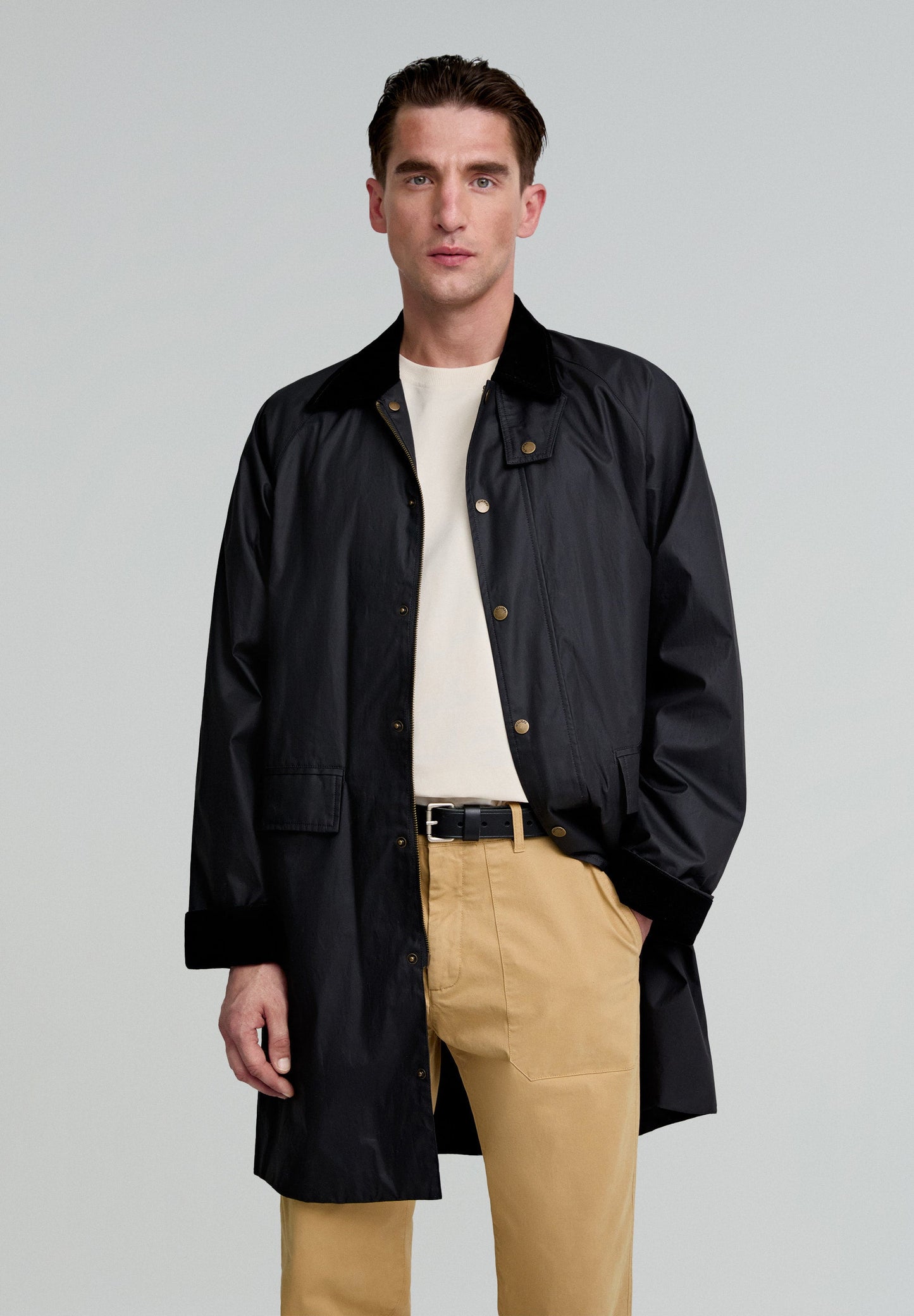 PARKA ENCERADA CUELLO PANA