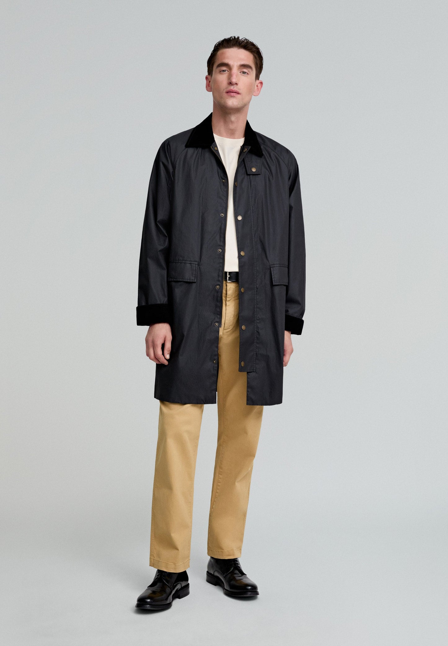 PARKA ENCERADA CUELLO PANA