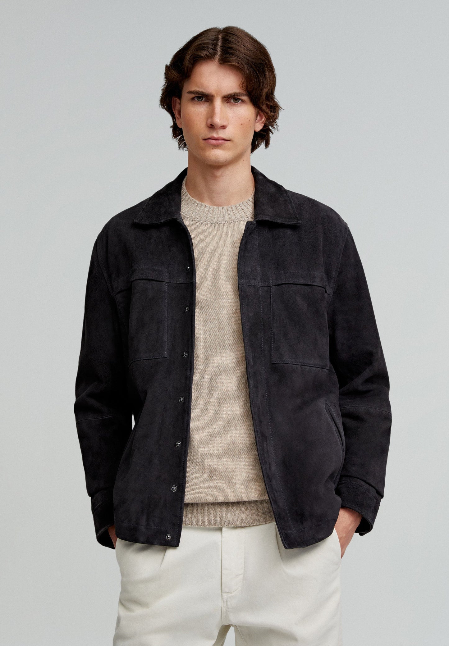 VATNA SUEDE OVERSHIRT