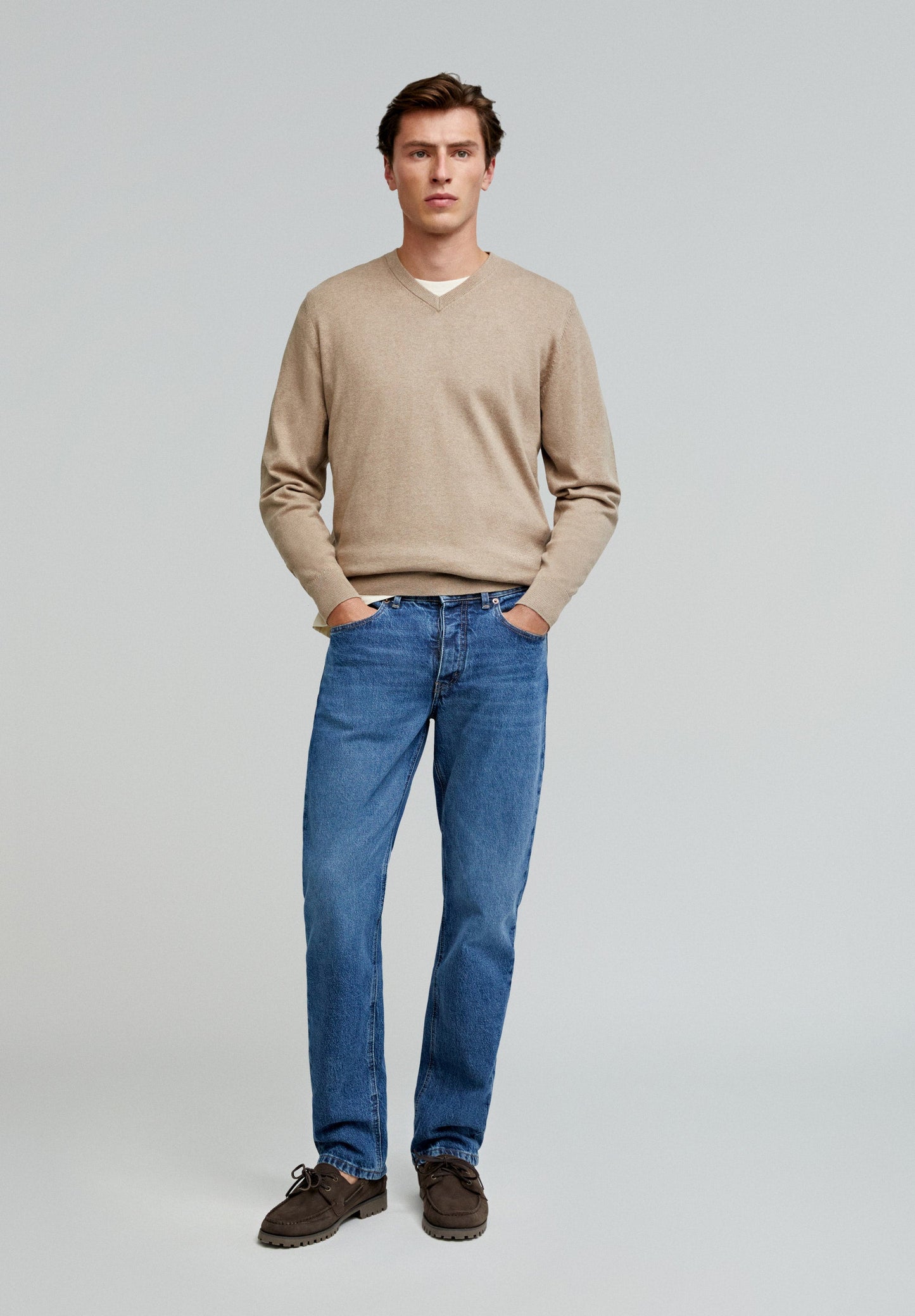 BASIC V NECK TRICOT