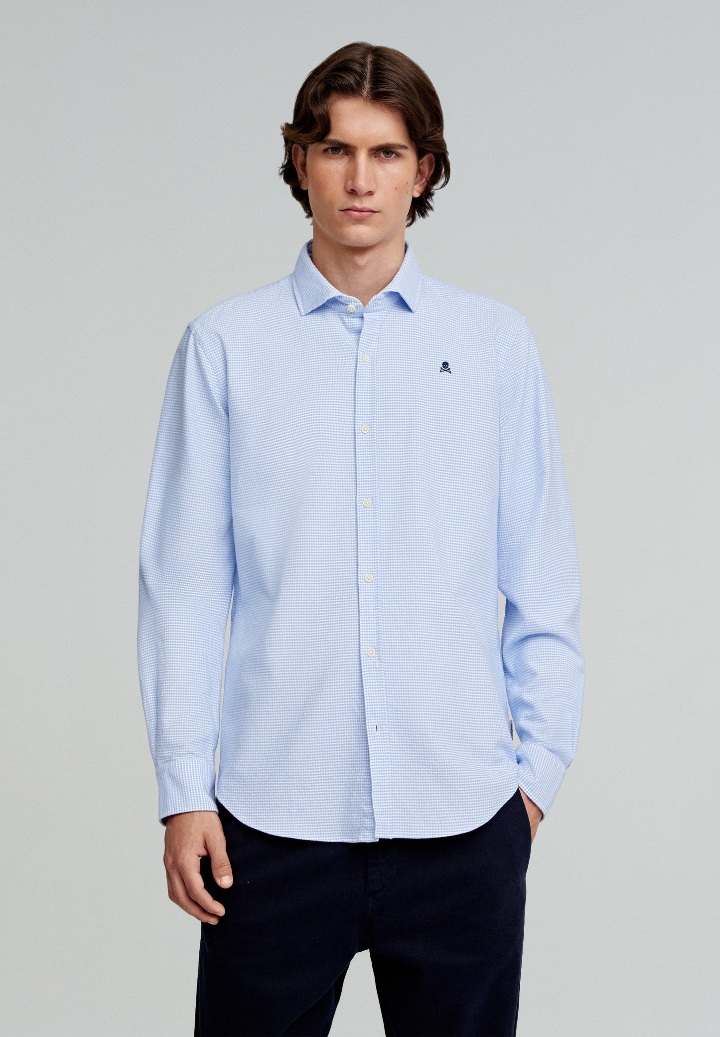 OXFORD PEACH F SHIRT