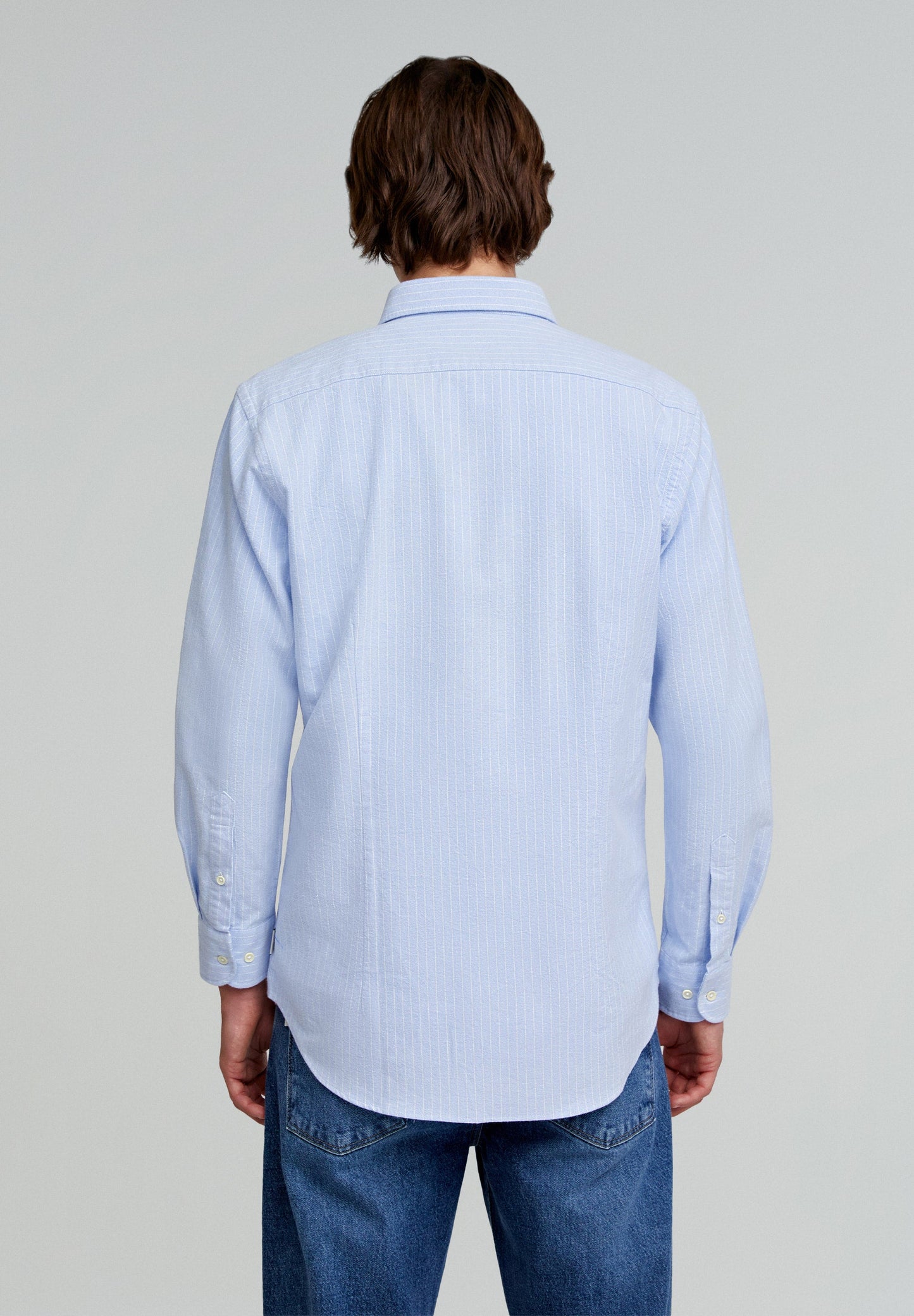 OXFORD PEACH F SHIRT