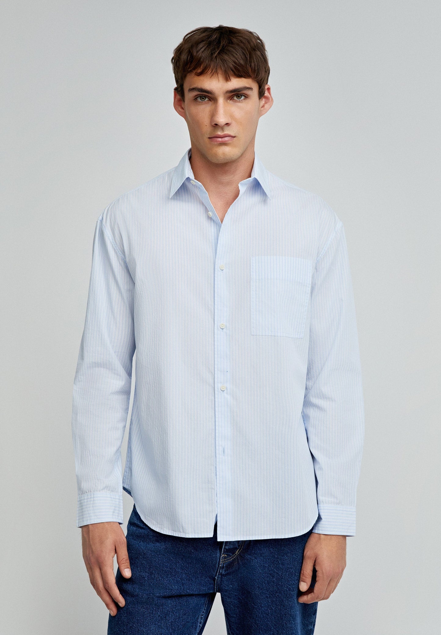 CAMISA RAYAS RELAXED