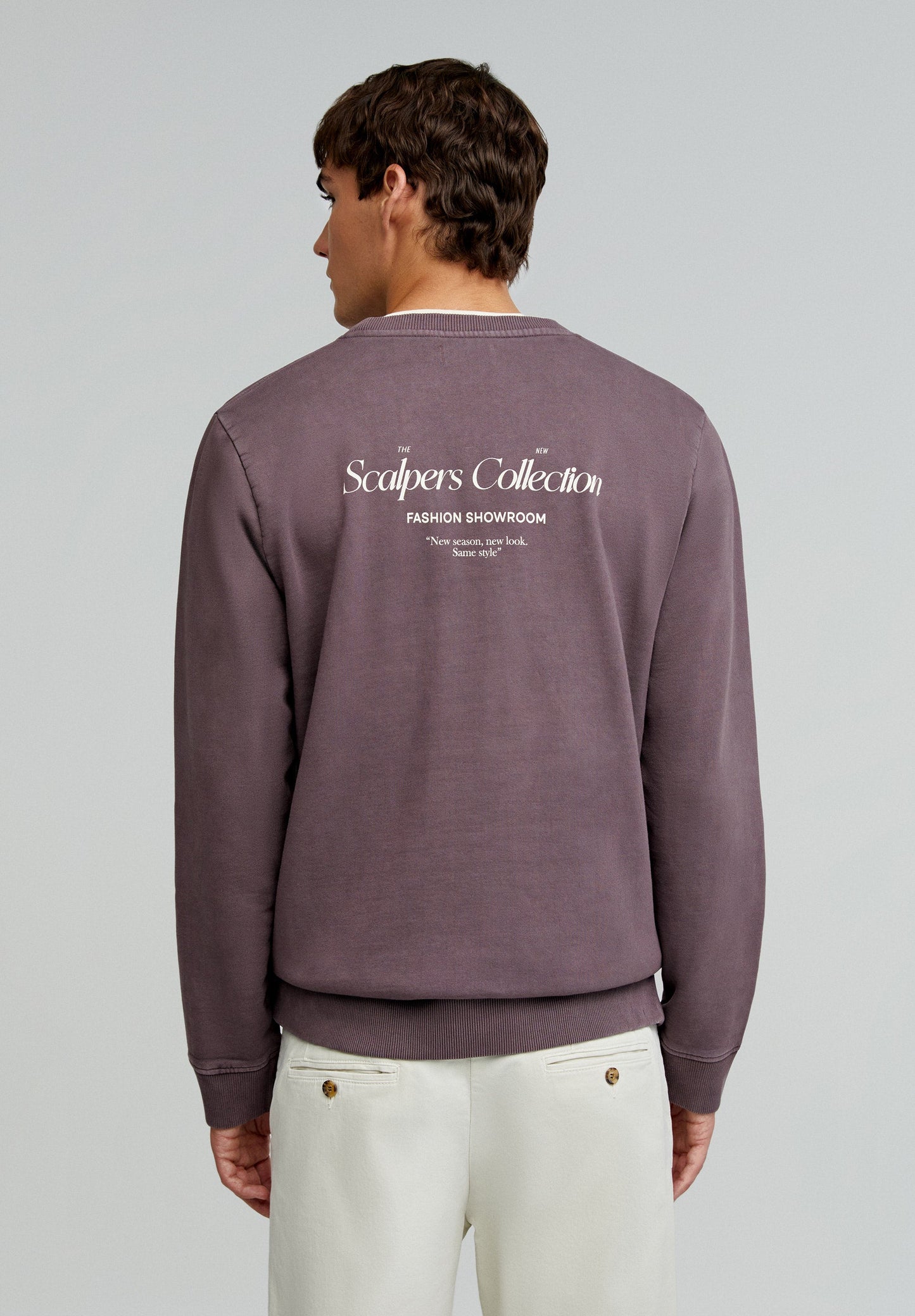 SUDADERA LAVADA PRINT LOGO