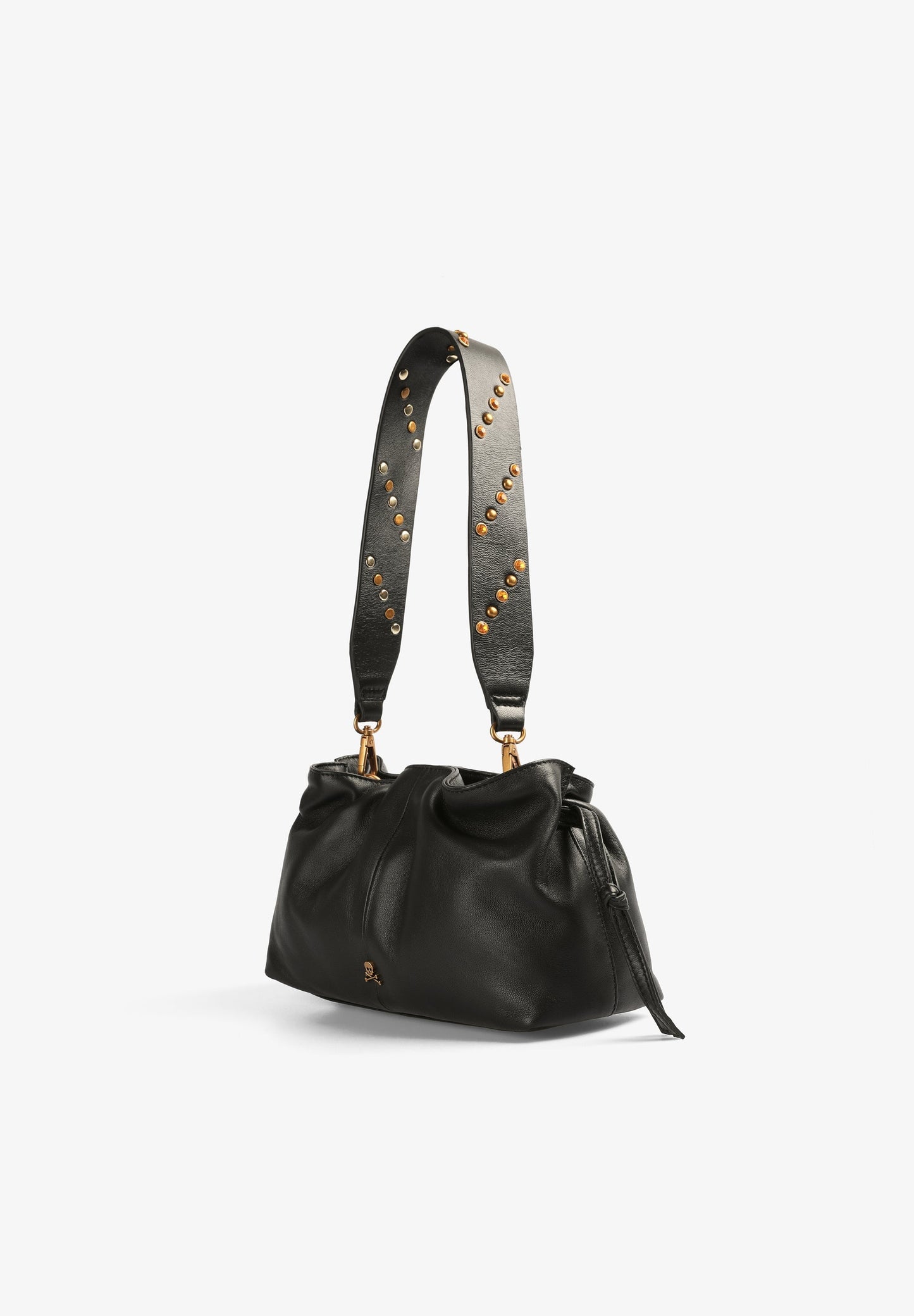 BOLSO MINI PIEL TIRAS FRUNCE