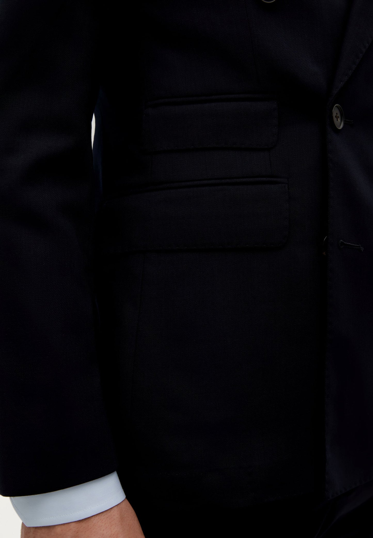 SCDOUBLE BREASTED SUIT BLAZER