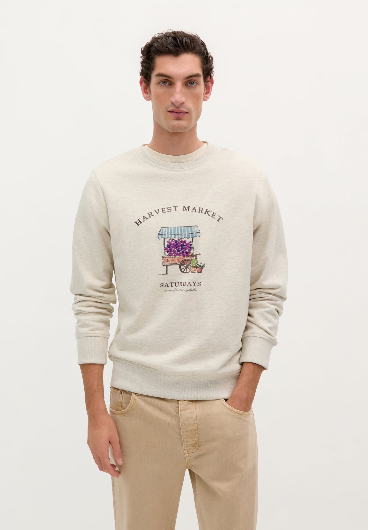 SUDADERA MOTIVOS BORDADO