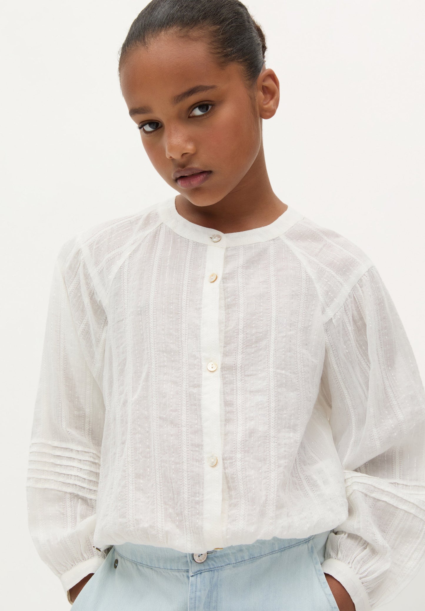 BLUSA CUELLO MAO