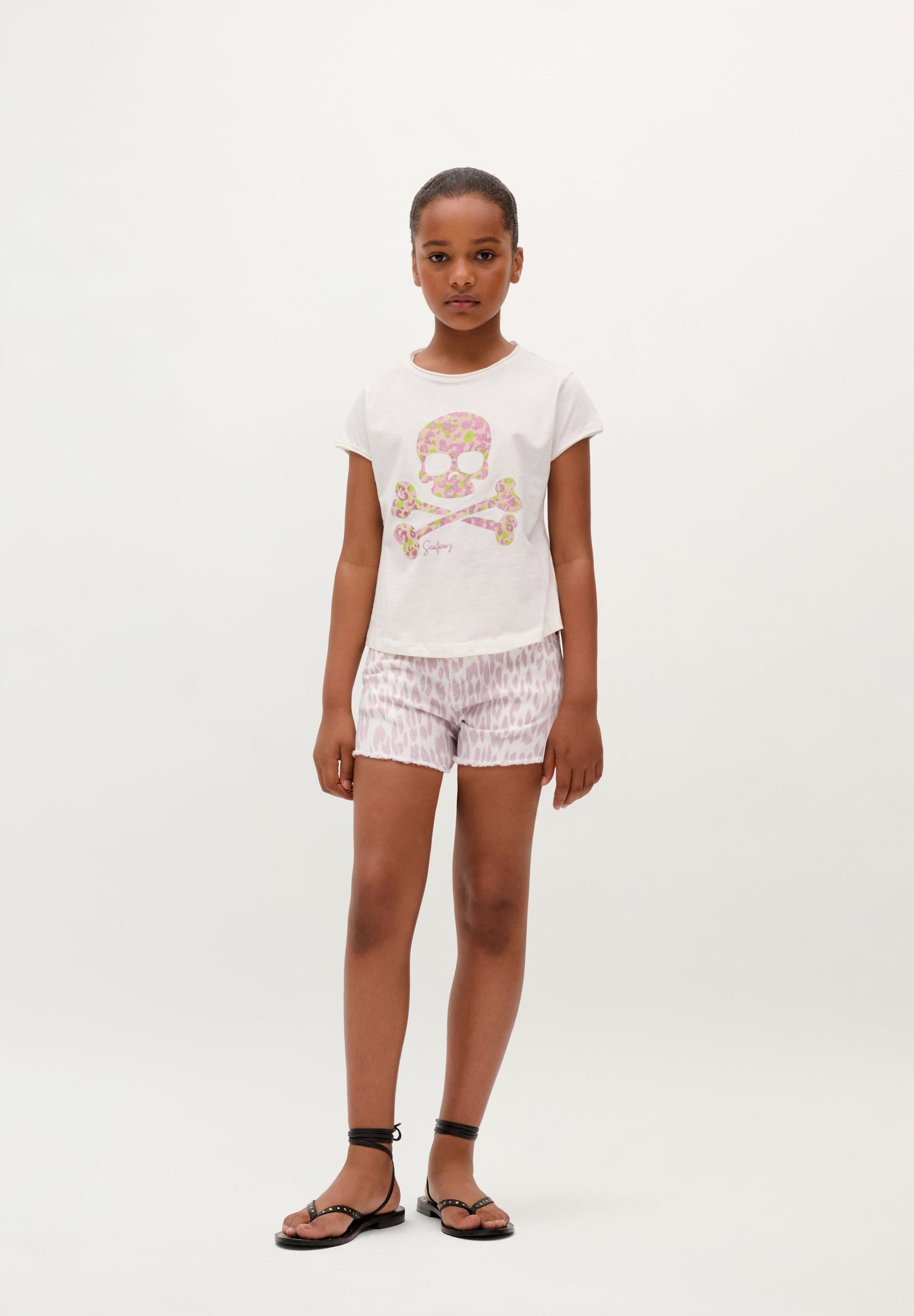 CAMISETA SKULL GLITTER