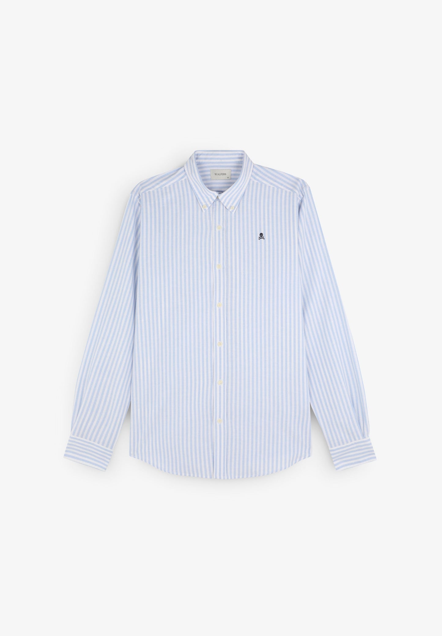 CAMISA RAYAS CUELLO BOTONES