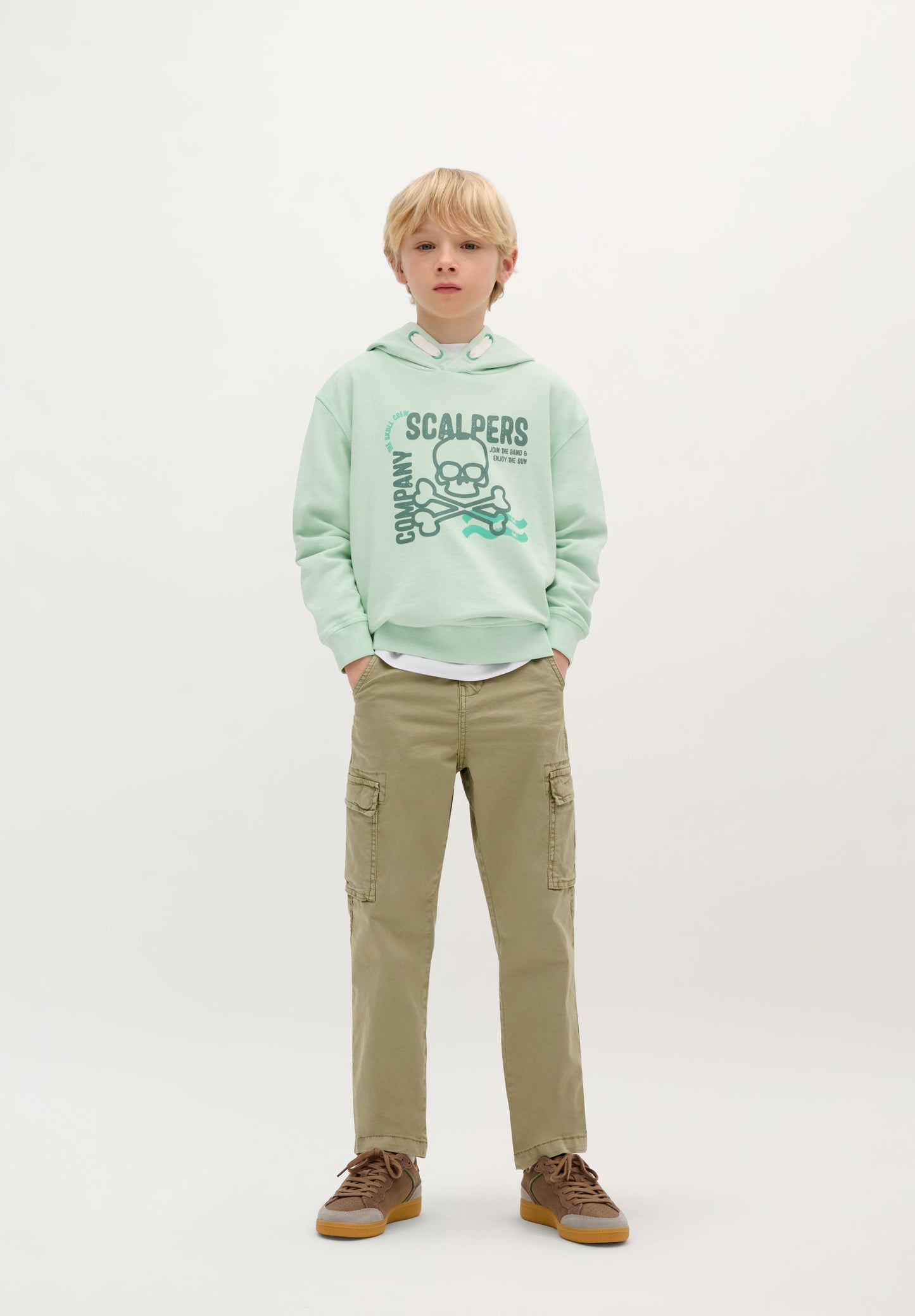 SUDADERA CAPUCHA PRINT DELANTERO