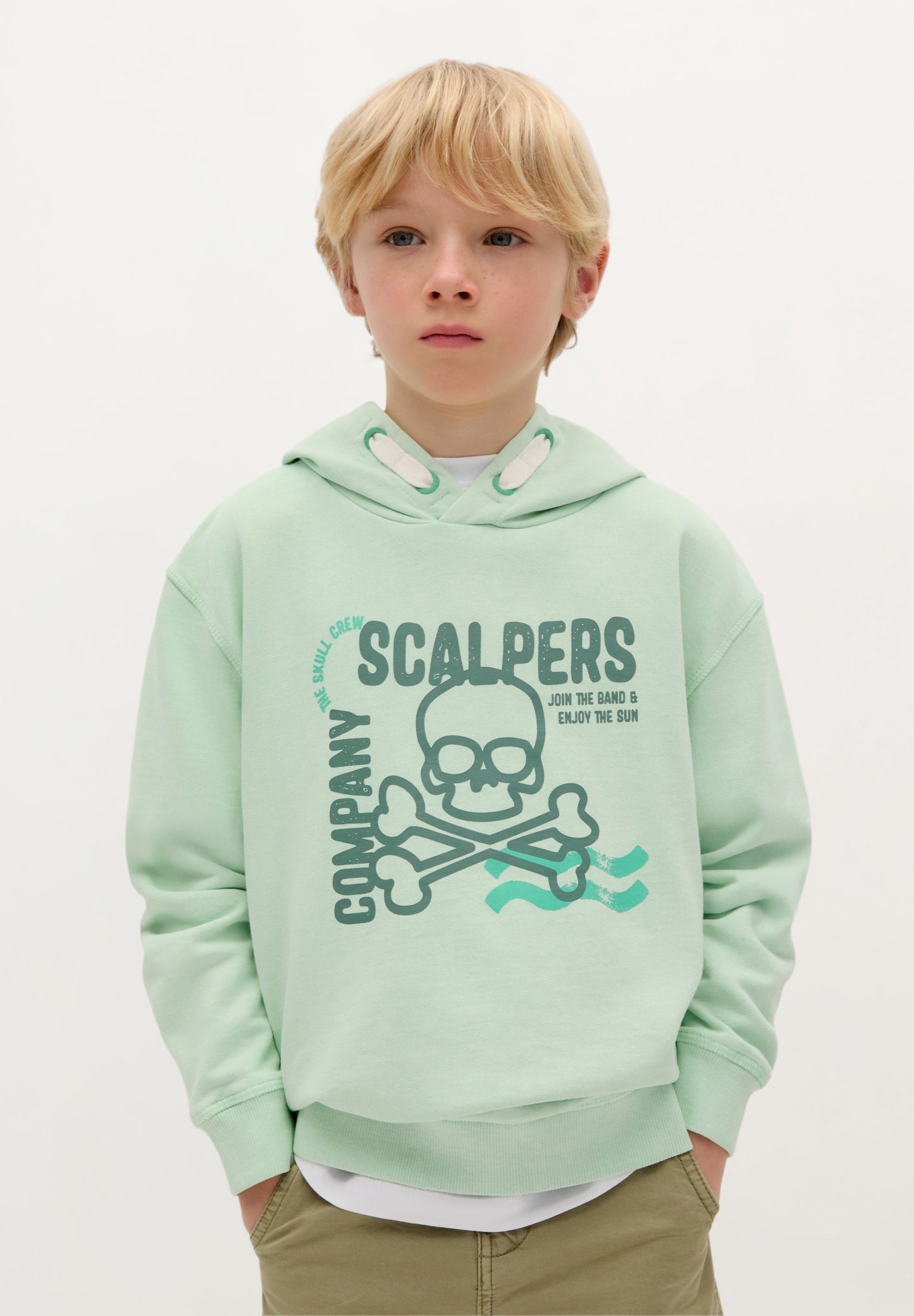 SUDADERA CAPUCHA PRINT DELANTERO