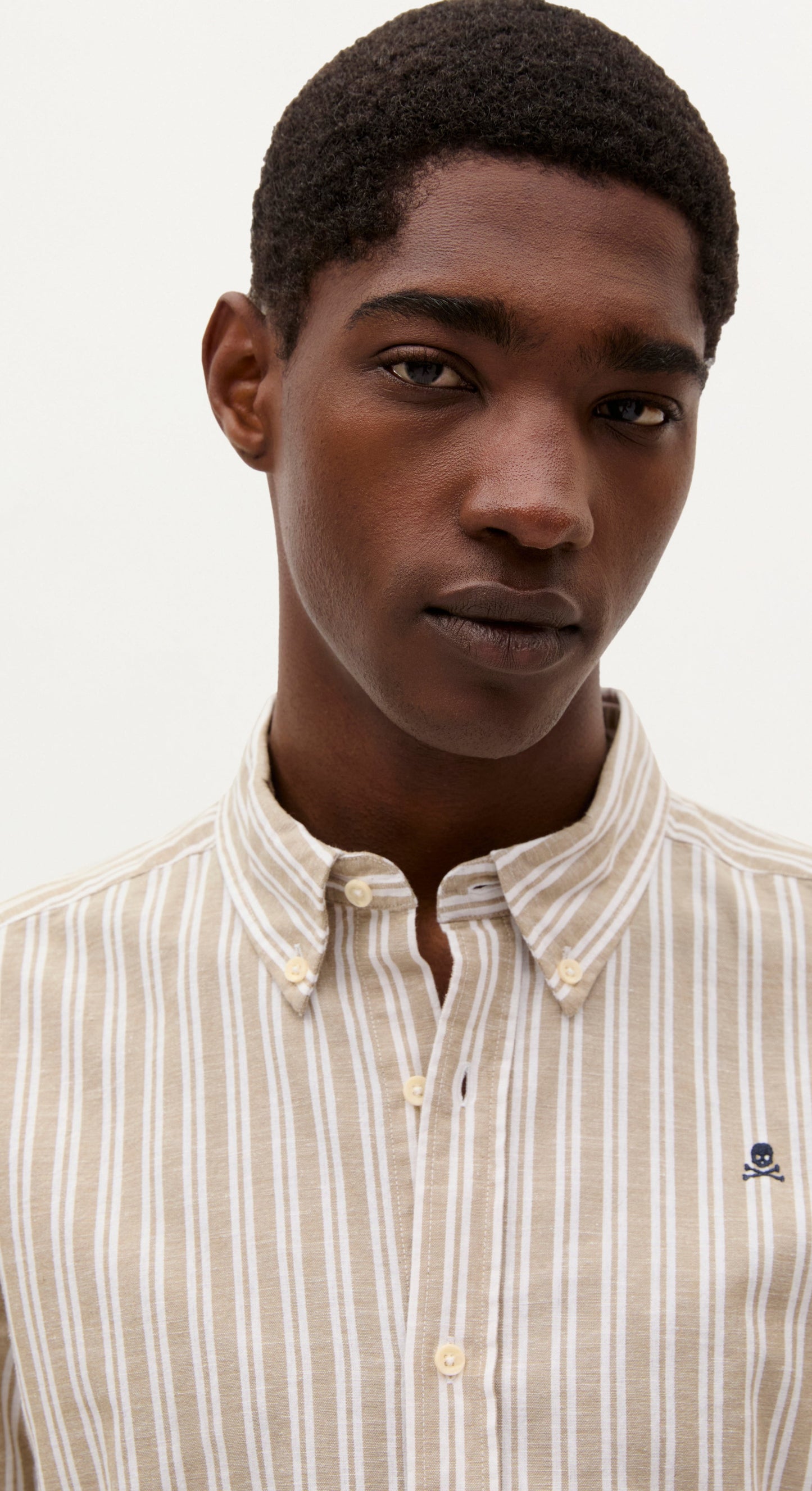 CAMISA RAYAS CALAVERA CONTRASTE