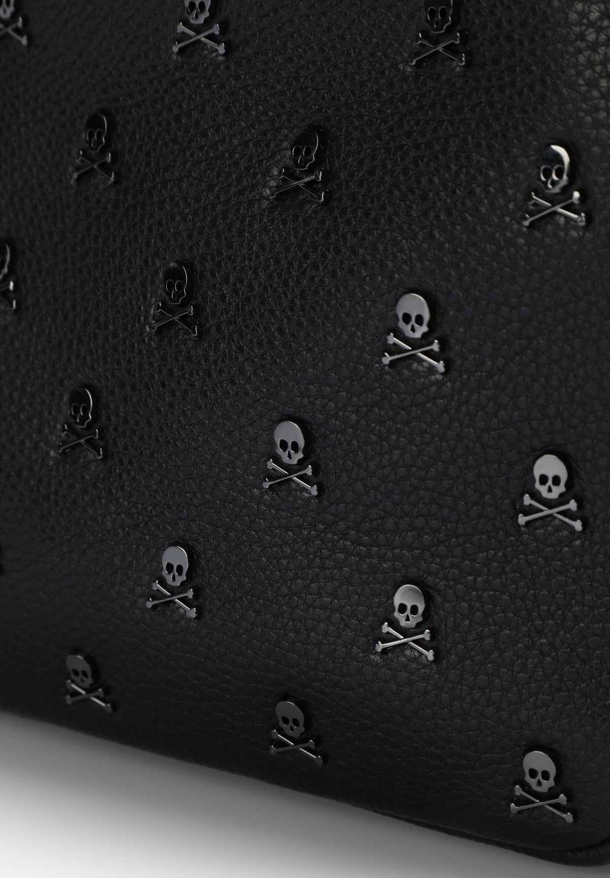 BOLSO PIEL BANDOLERA CALAVERAS ALL OVER - Scalpers