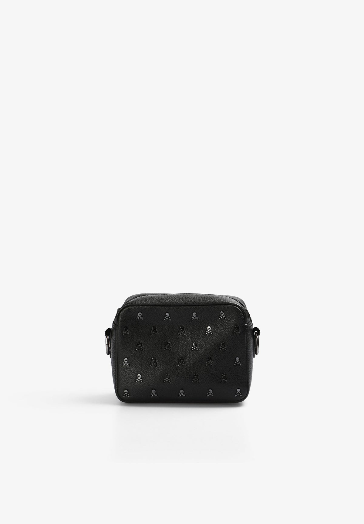 BOLSO PIEL BANDOLERA CALAVERAS ALL OVER