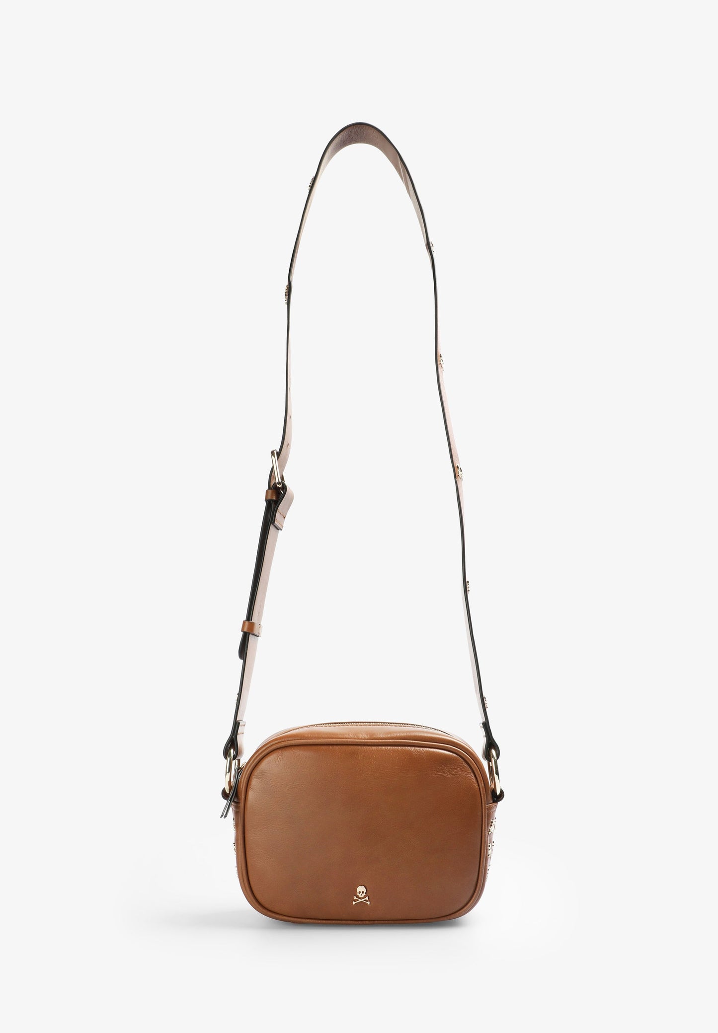 BOLSO BANDOLERA PIEL CALAVERA