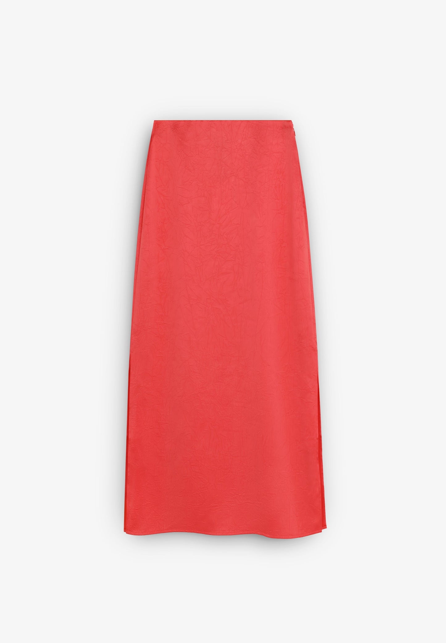 FALDA MIDI FLUIDA TEXTURA