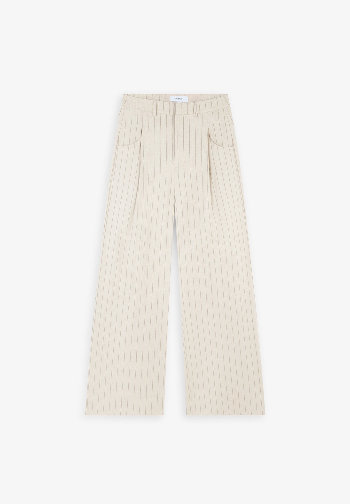 PANTALÓN PINZAS RAYAS BOLSILLOS