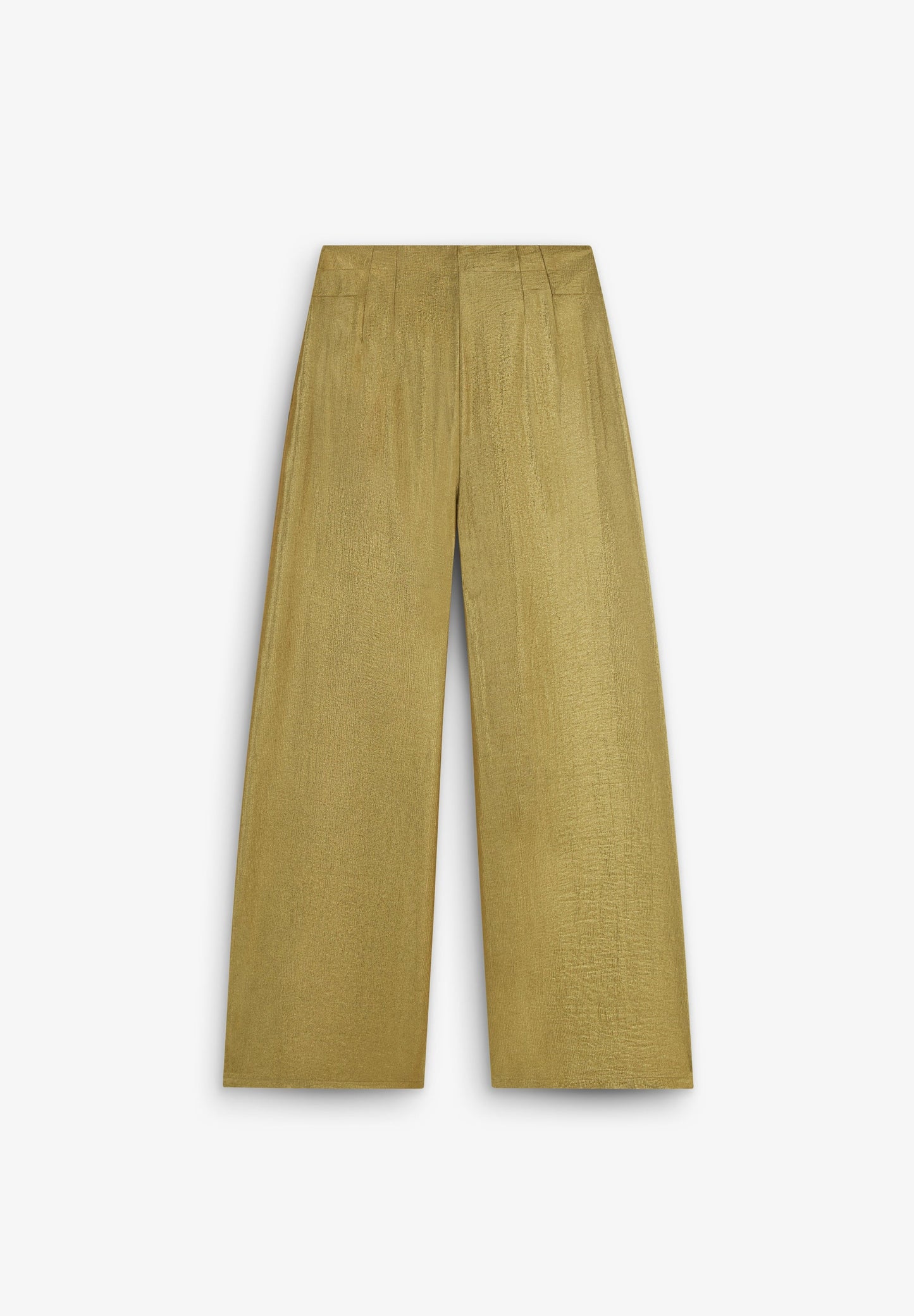 PANTALÓN FLUIDO METALIZADO PINZAS