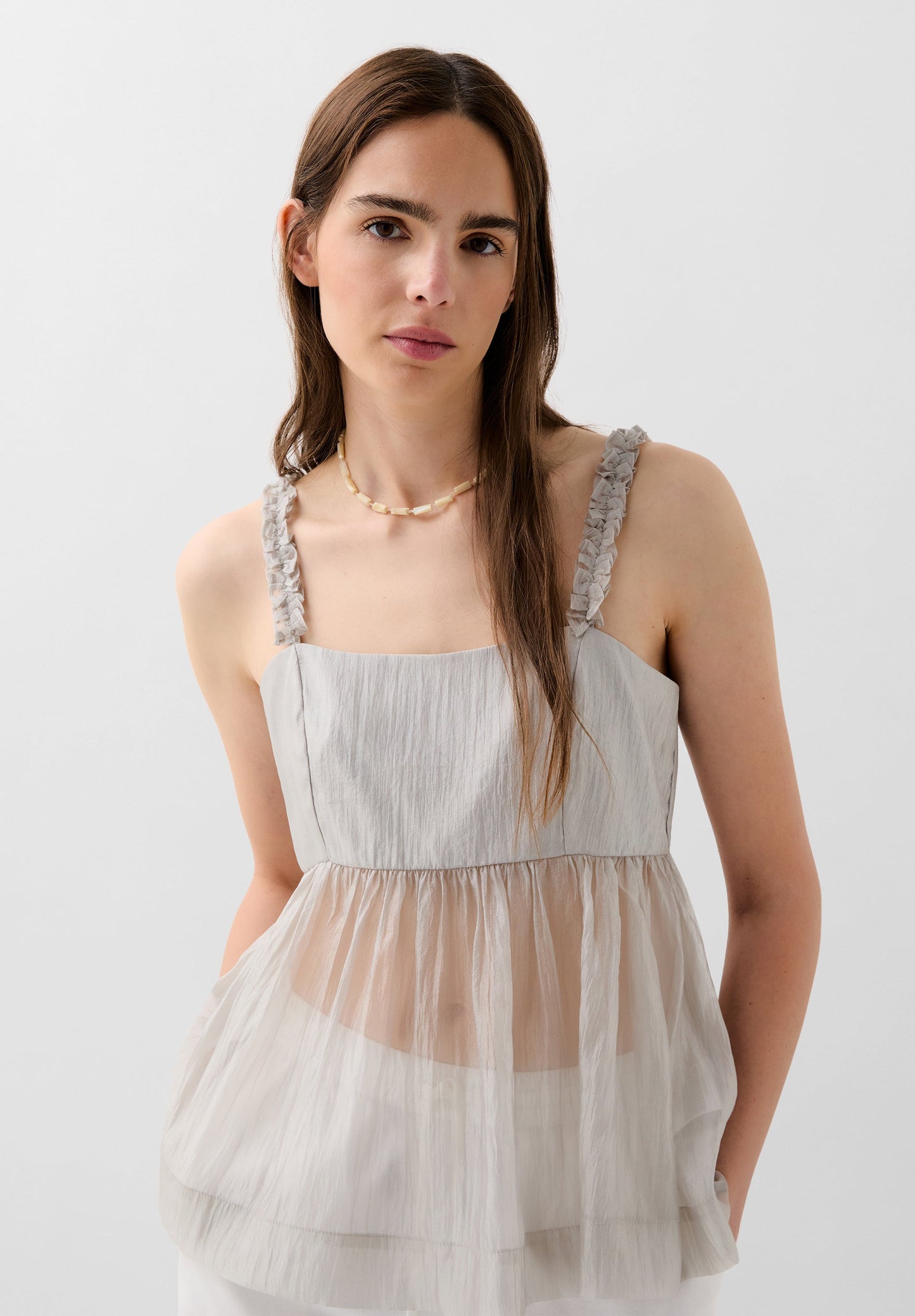 TOP TIRANTES FRUNCIDO