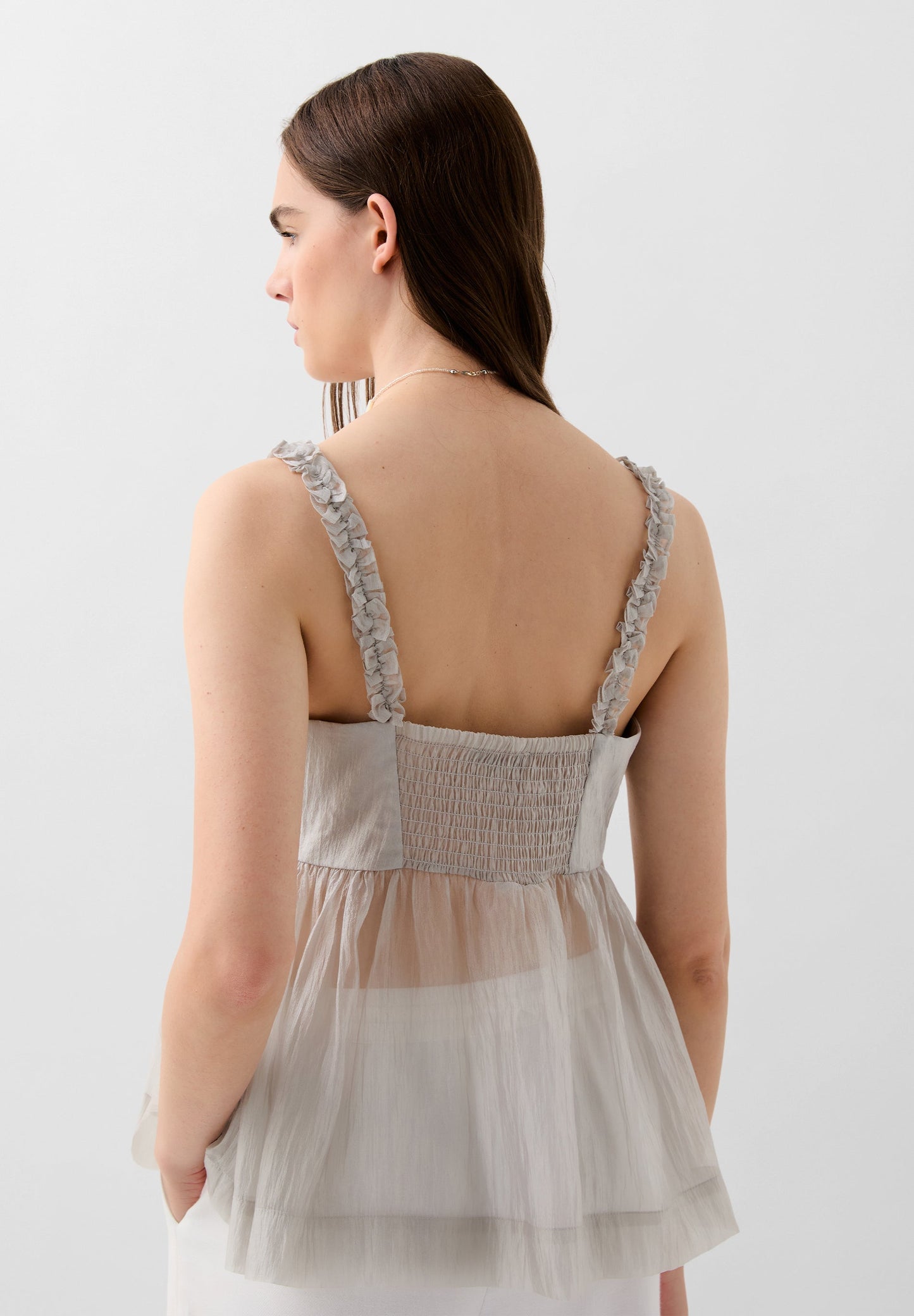 TOP TIRANTES FRUNCIDO