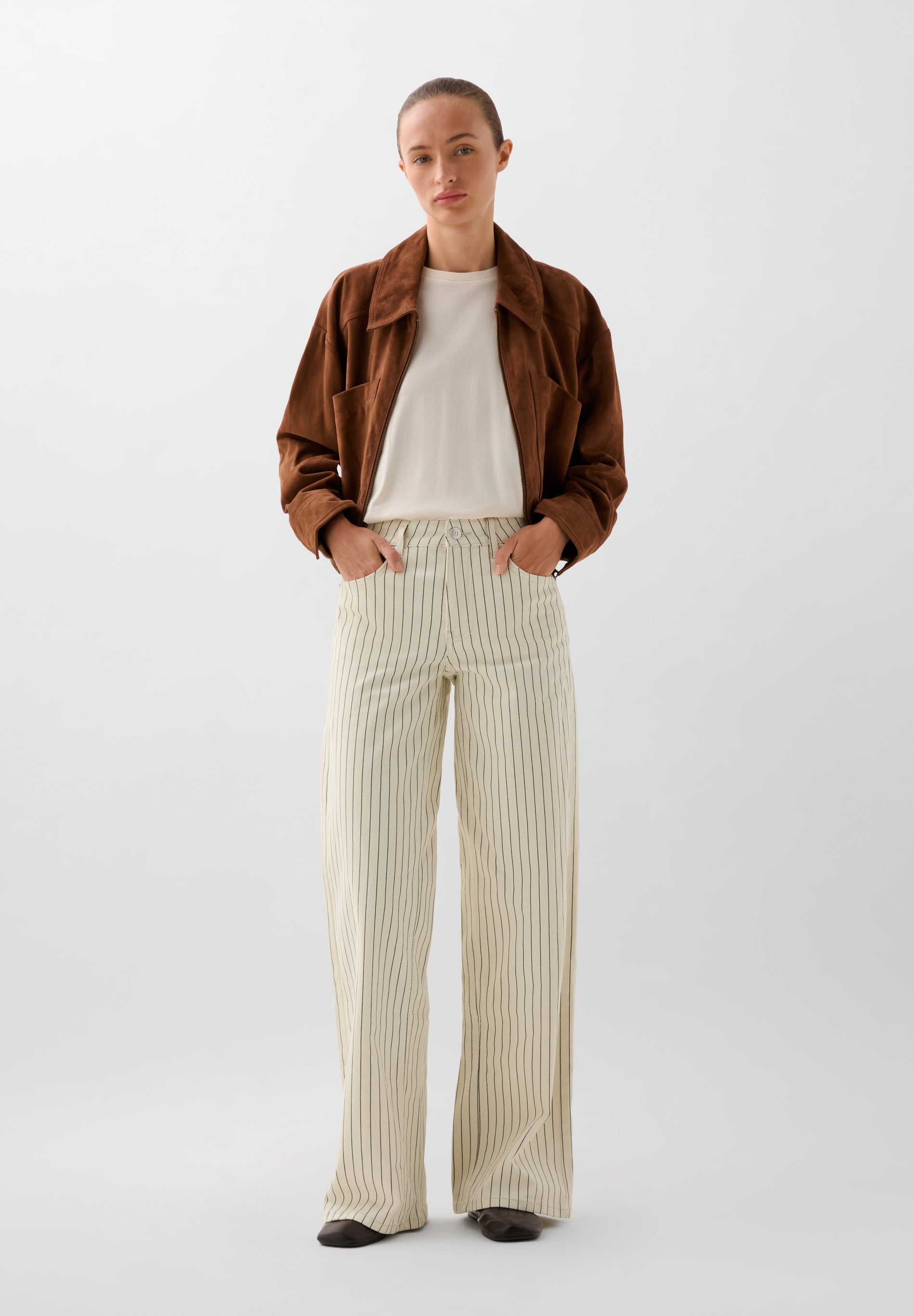 PANTALÓN VAQUERO  RAYAS