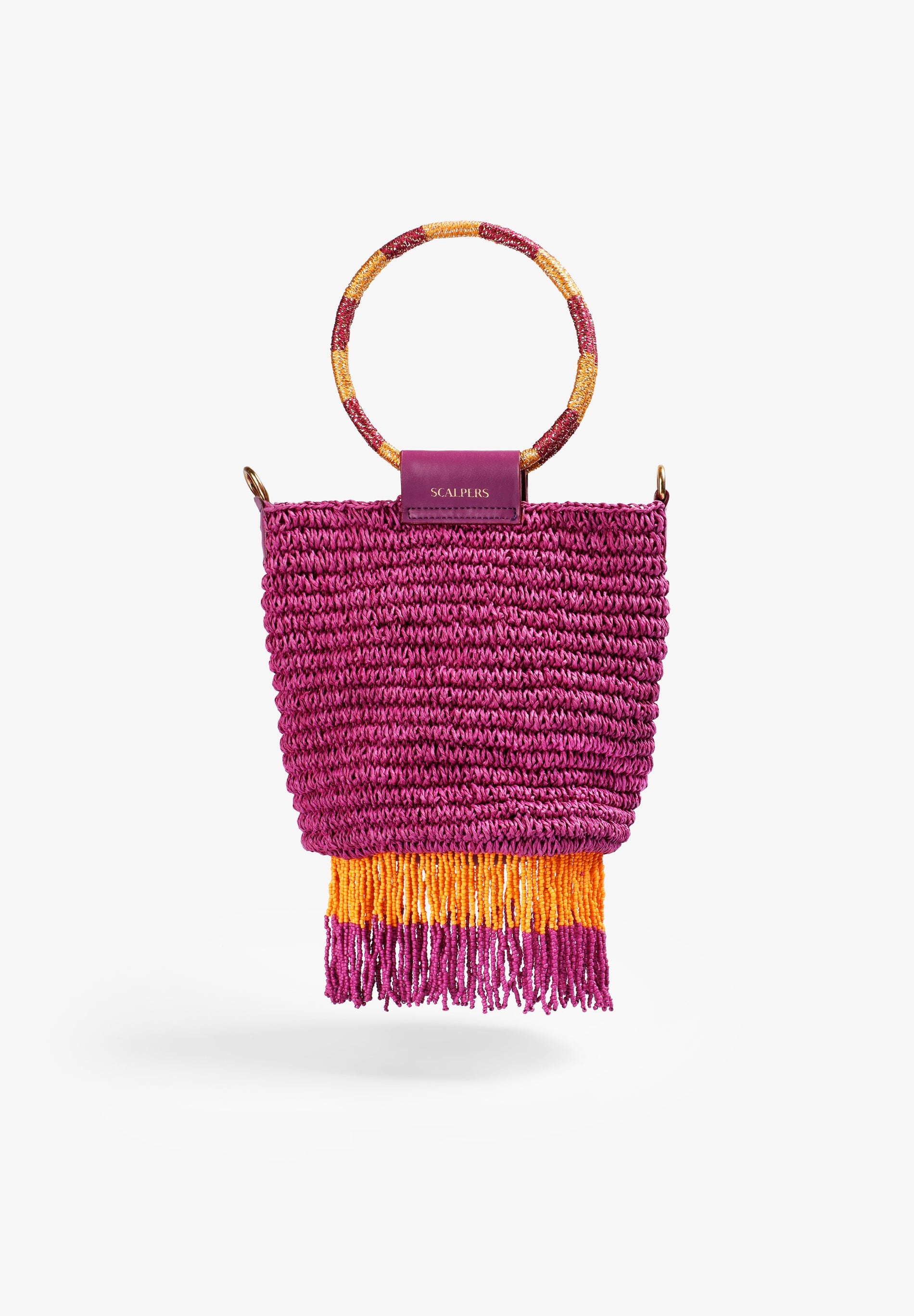 BOLSO DE MANO RAFIA