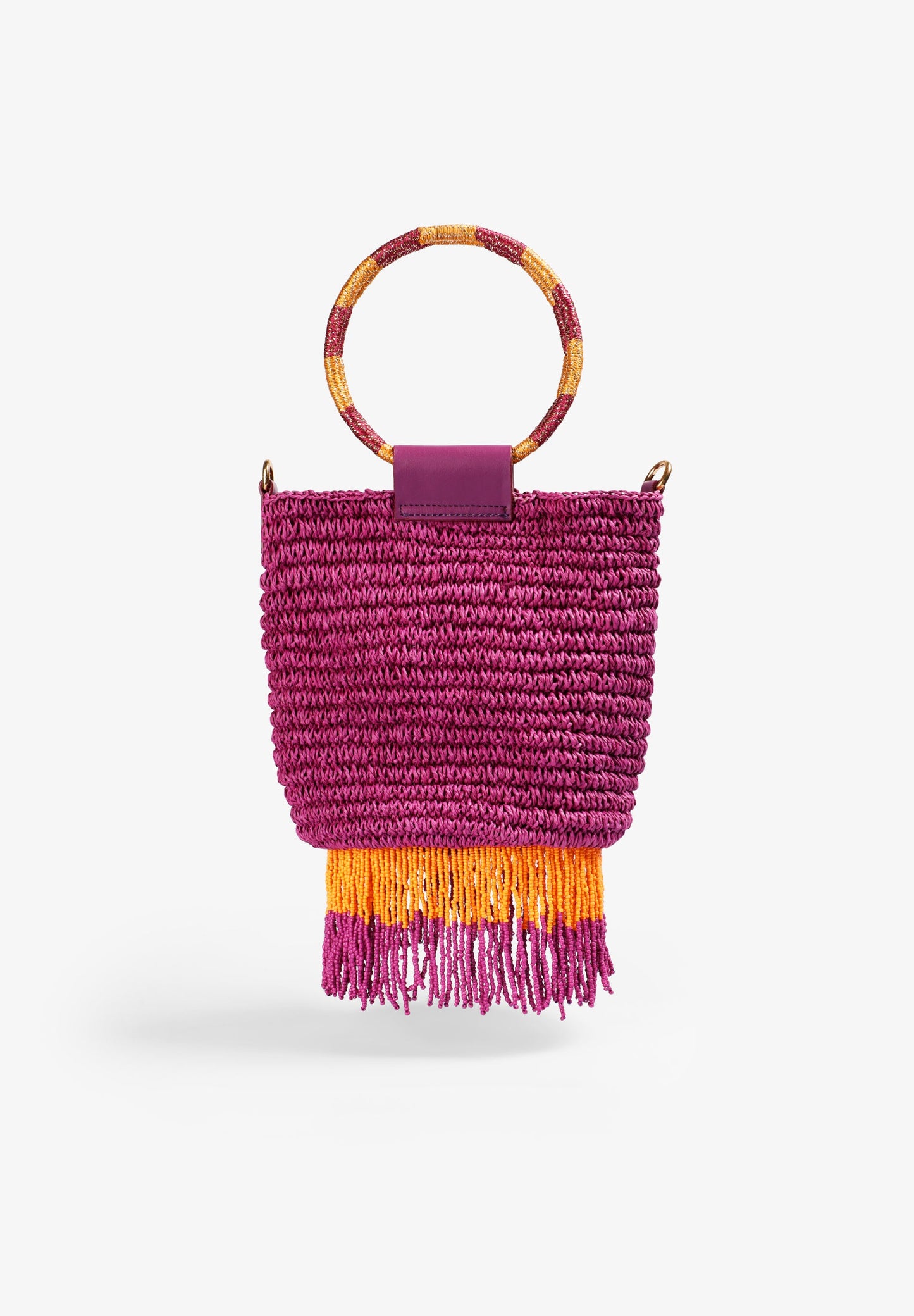 BOLSO DE MANO RAFIA