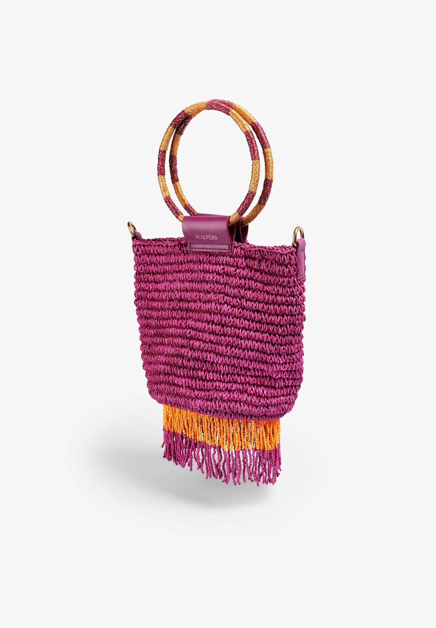 BOLSO DE MANO RAFIA