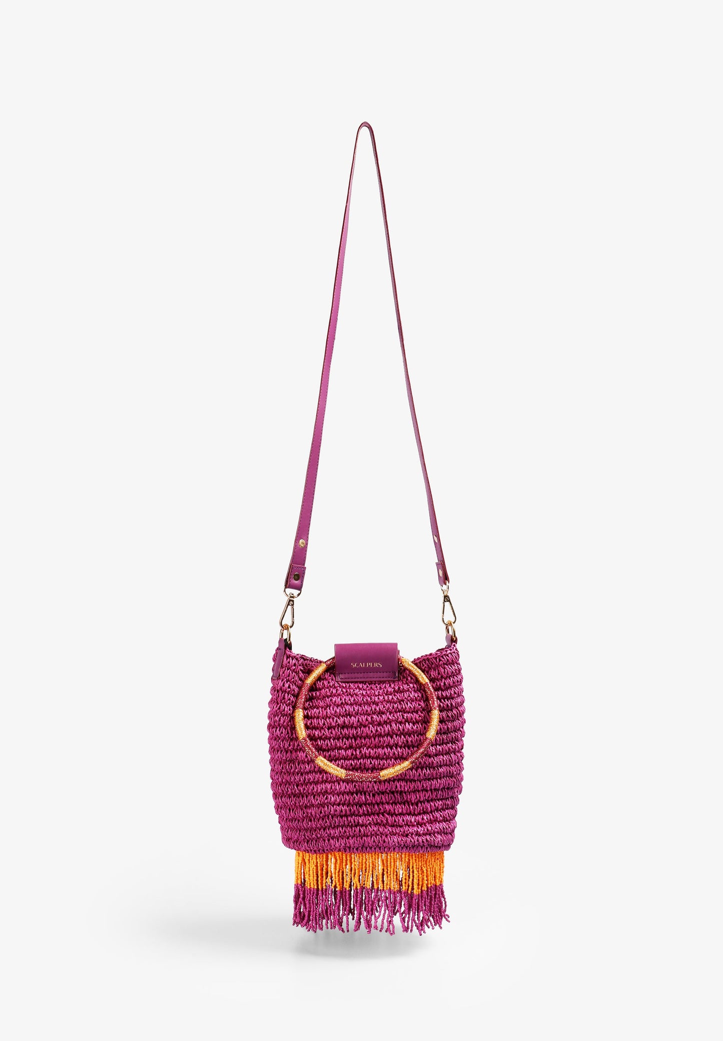 BOLSO DE MANO RAFIA