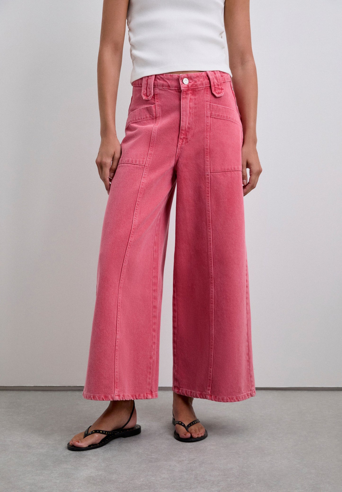 VAQUEROS CULOTTE EFECTO LAVADO