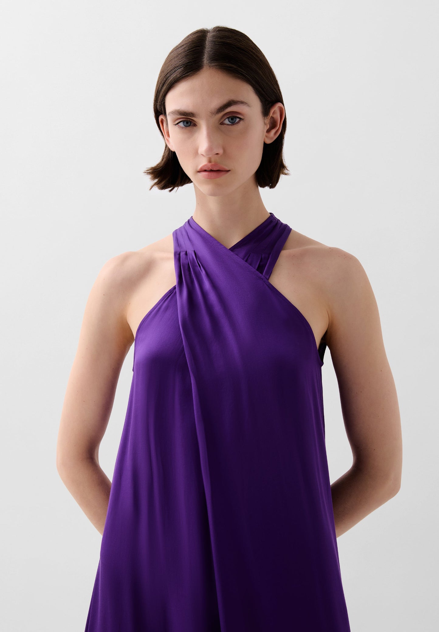 VESTIDO MIDI HALTER